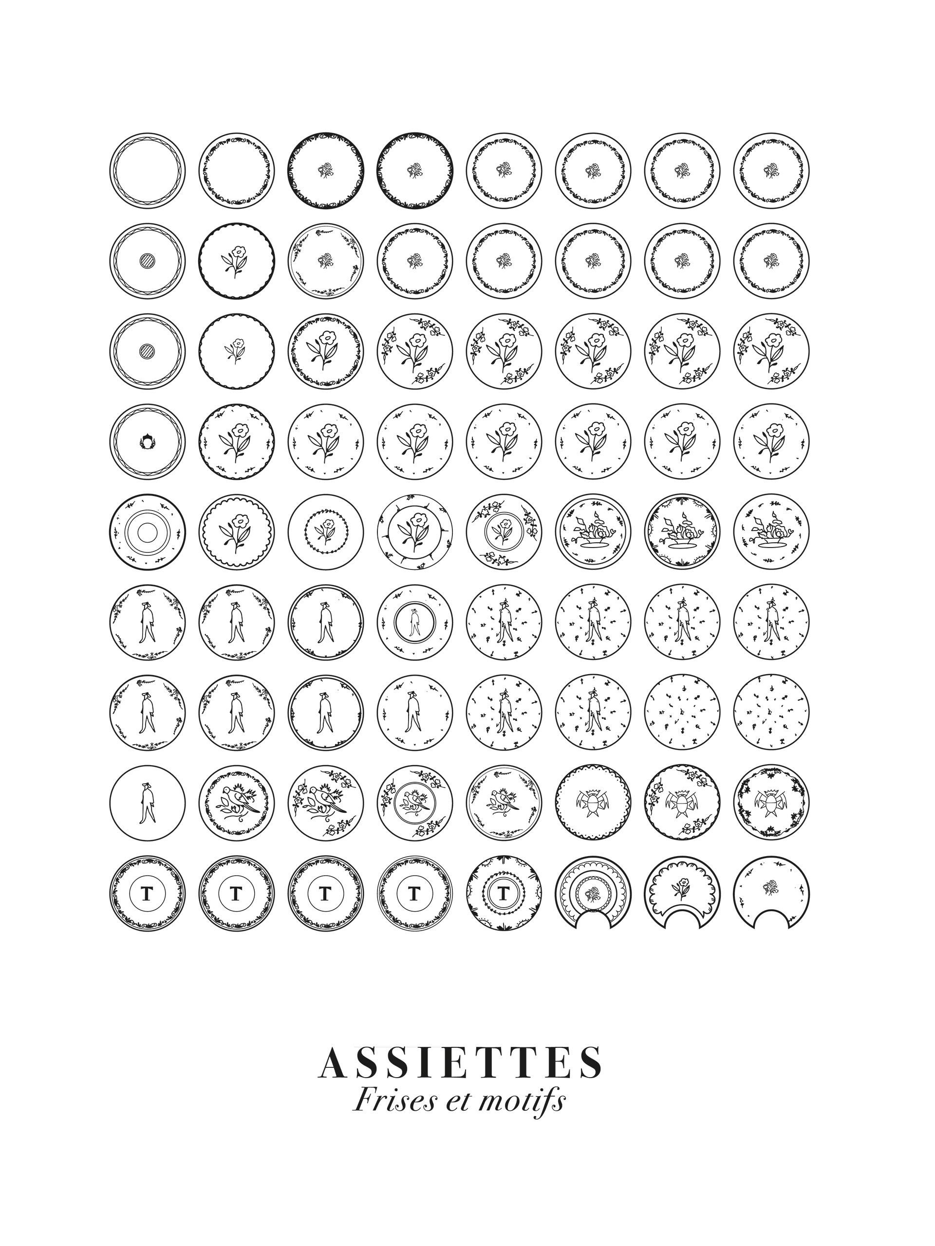 Plates : Friezes & patterns