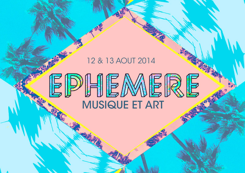 identité visuelle pour le Festival Ephemere