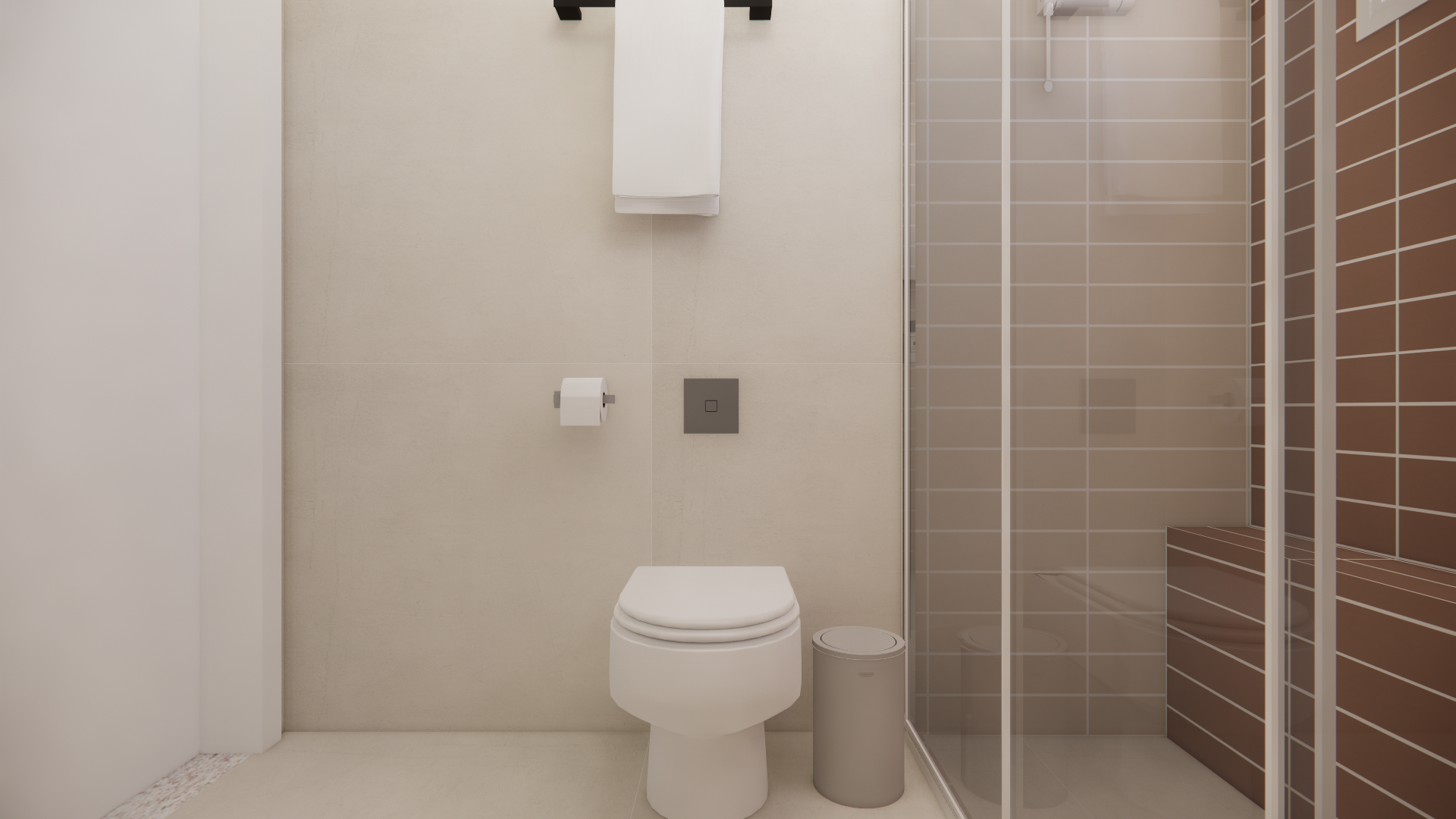 Popping Arquitetura - Banheiro residencial