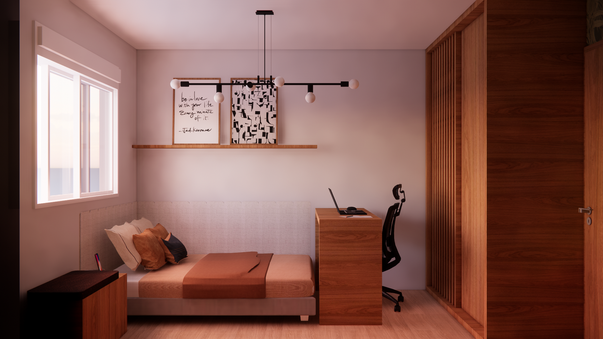 Popping Arquitetura - Suíte residencial