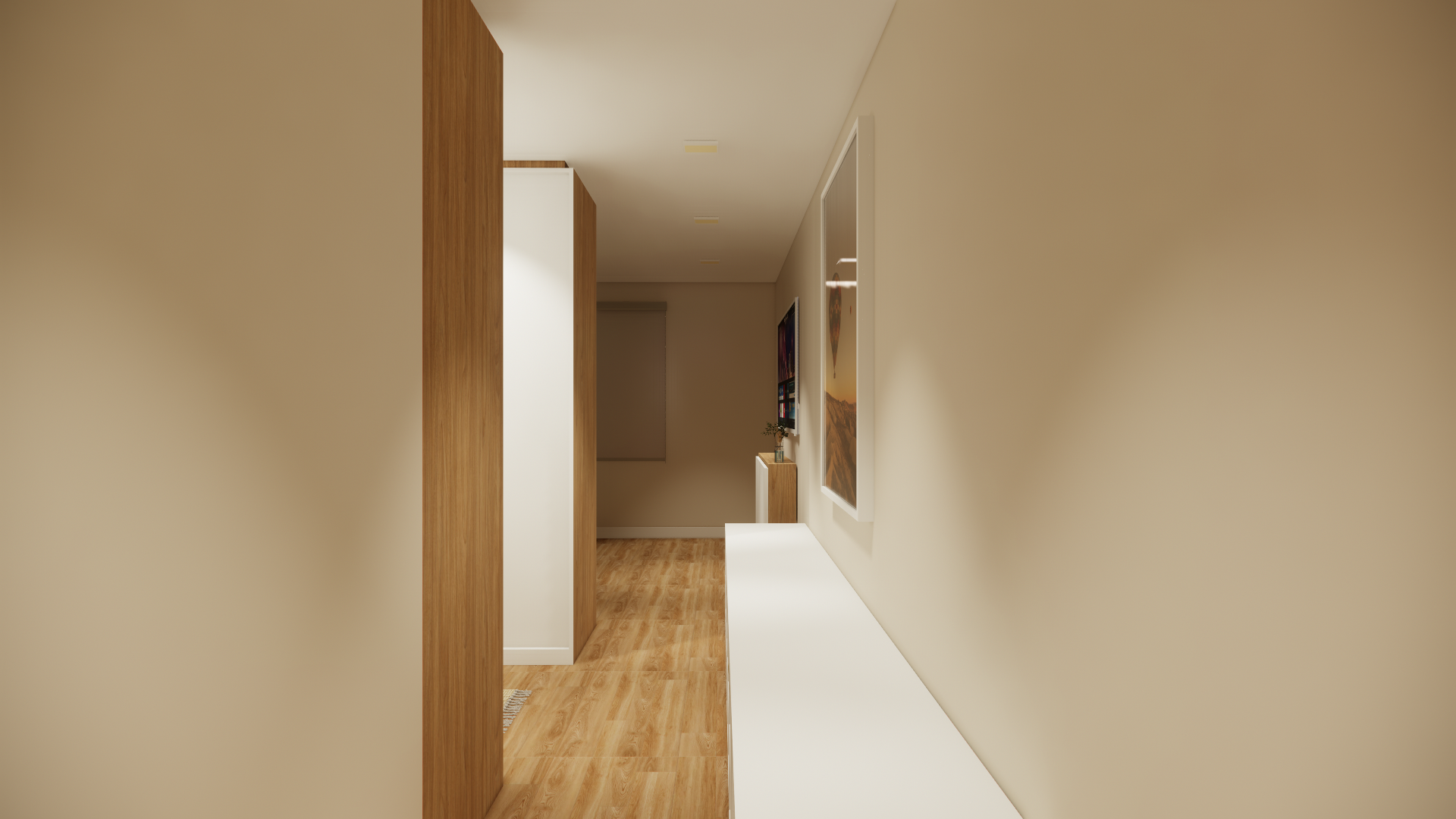 Popping Arquitetura - Suíte com closet residencial