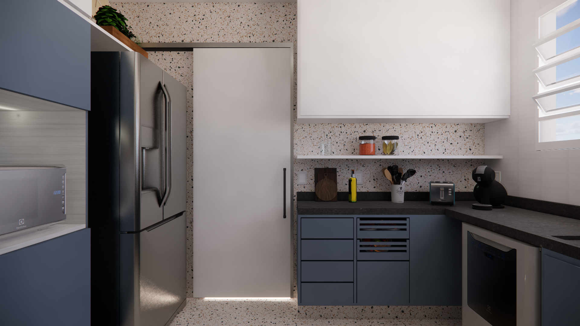 Popping Arquitetura - Cozinha residencial