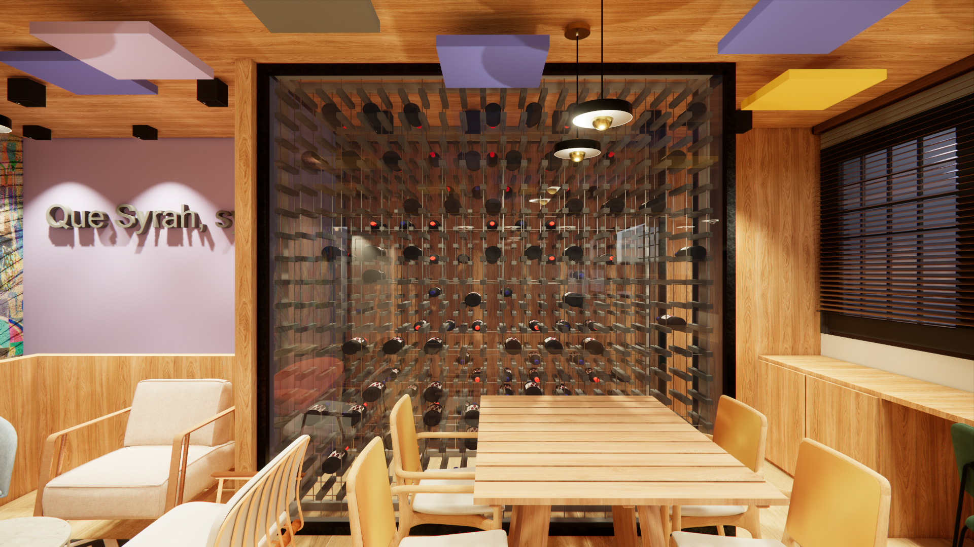 Popping Arquitetura - restaurante cafe wine bar pet