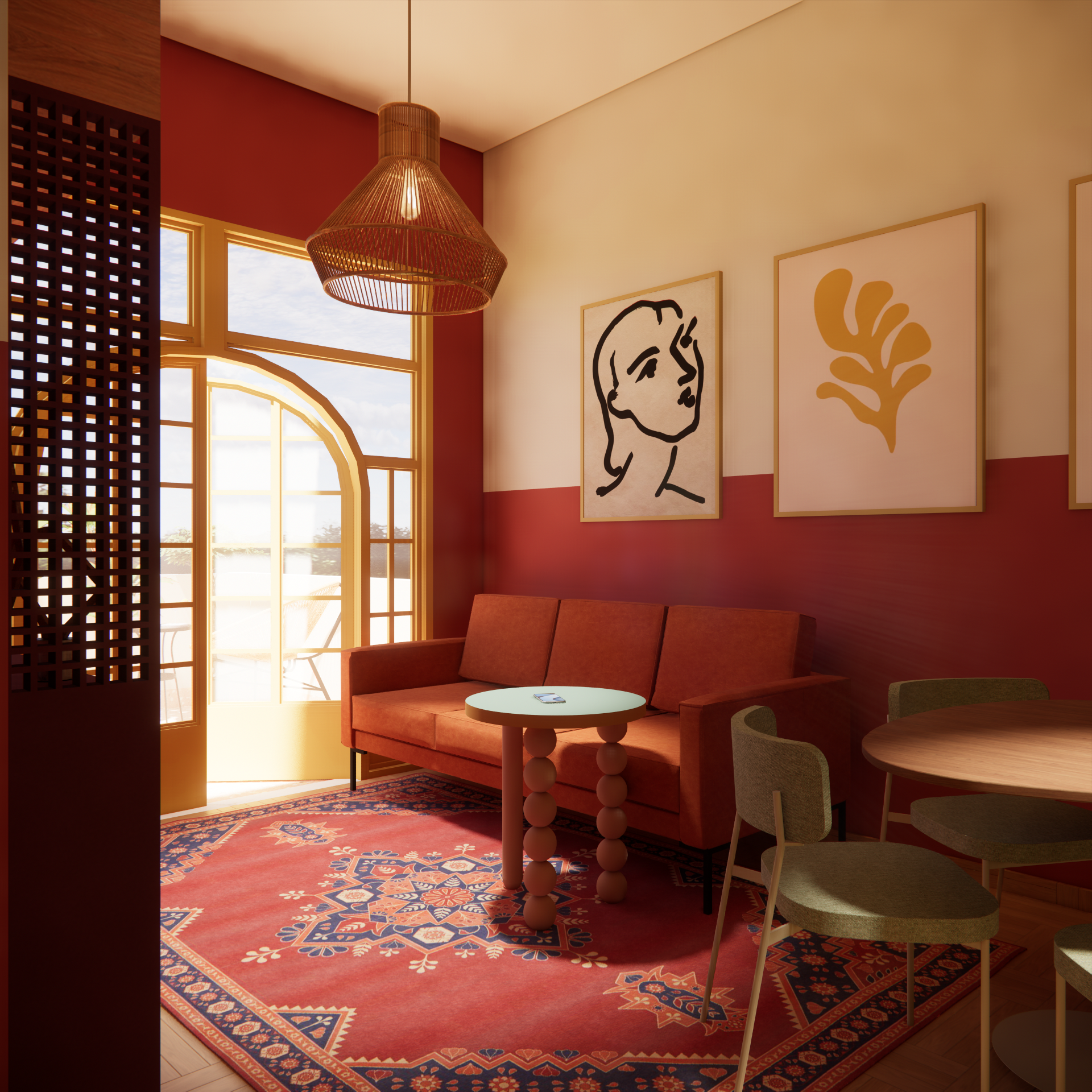 Popping Arquitetura - Residencial maximalista