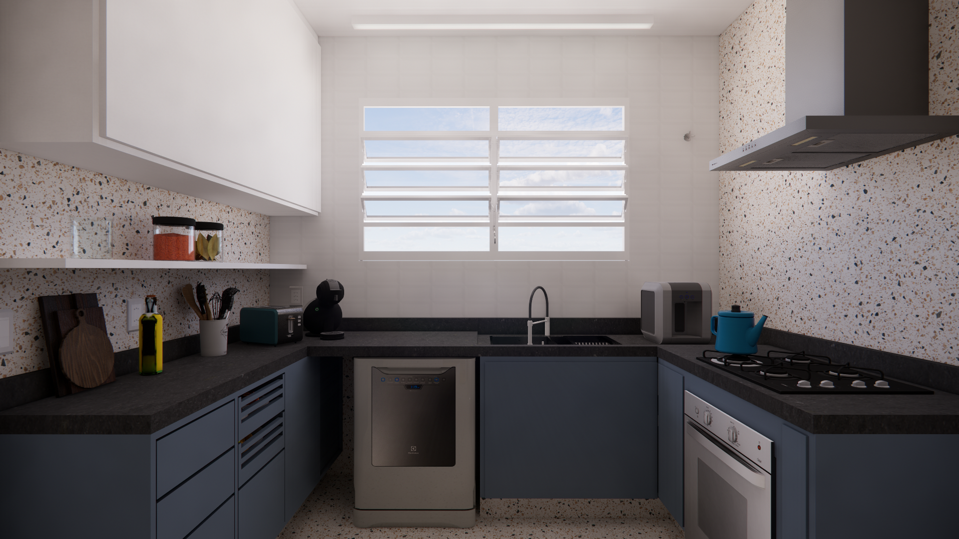 Popping Arquitetura - Cozinha residencial