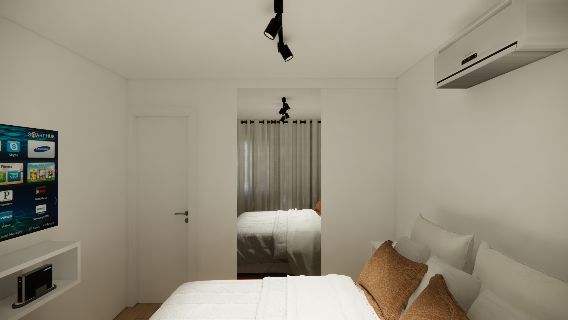 Popping Arquitetura - quarto investimento residencial