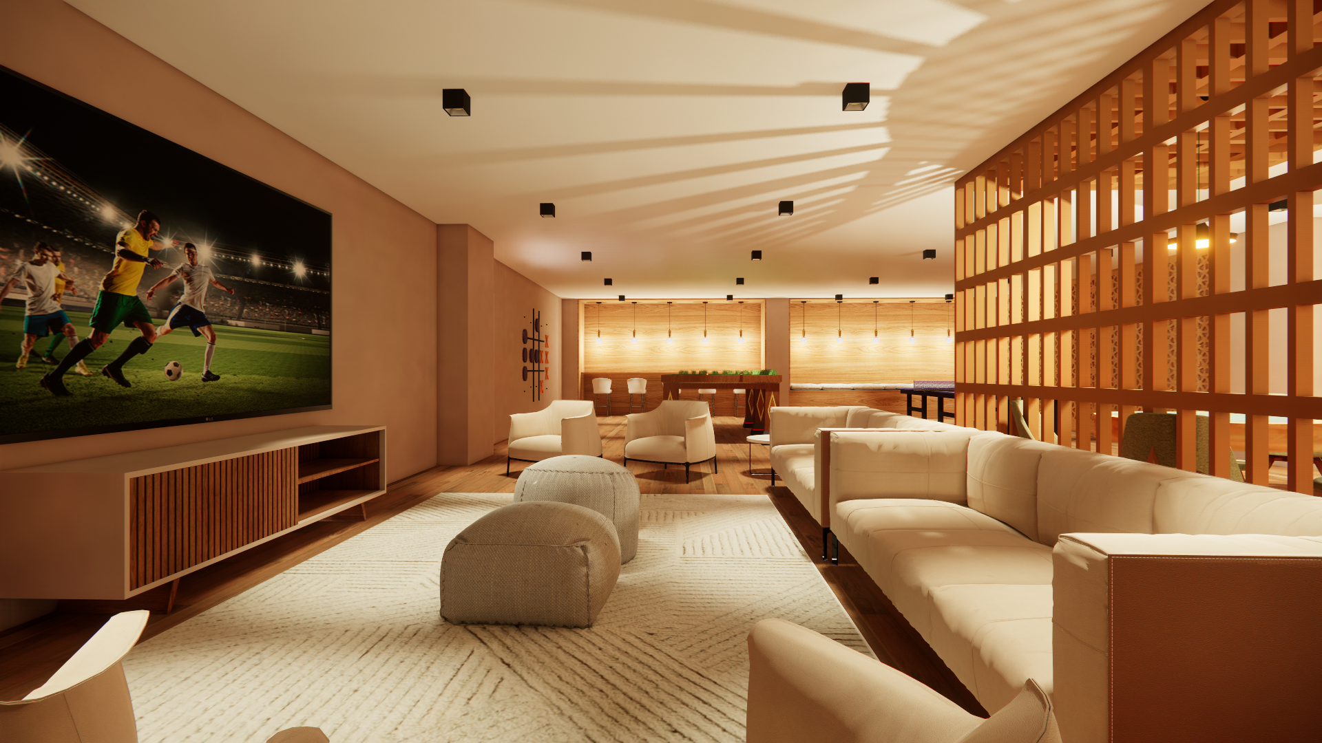 Popping Arquitetura - Salão de Jogos