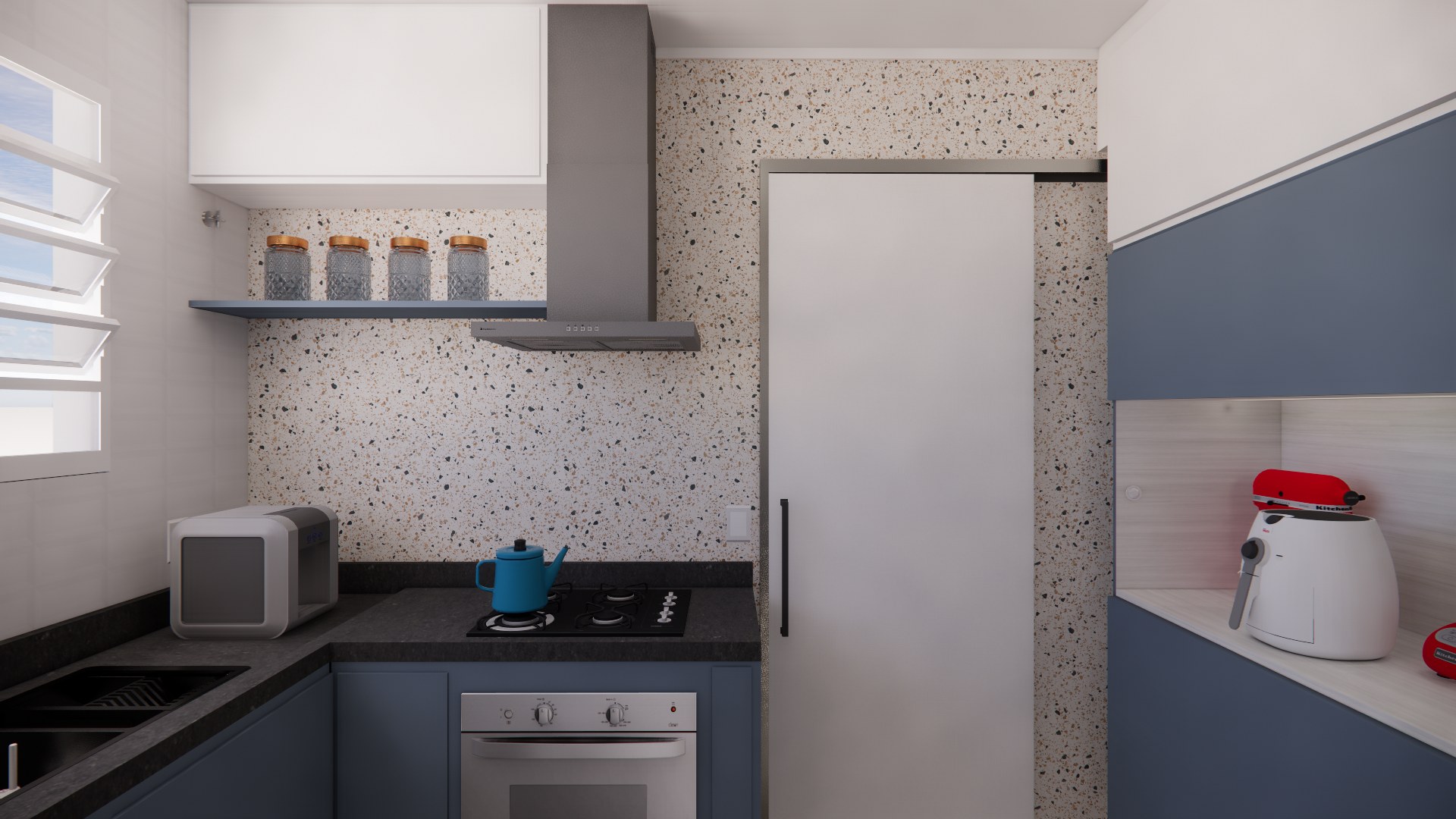 Popping Arquitetura - Cozinha residencial