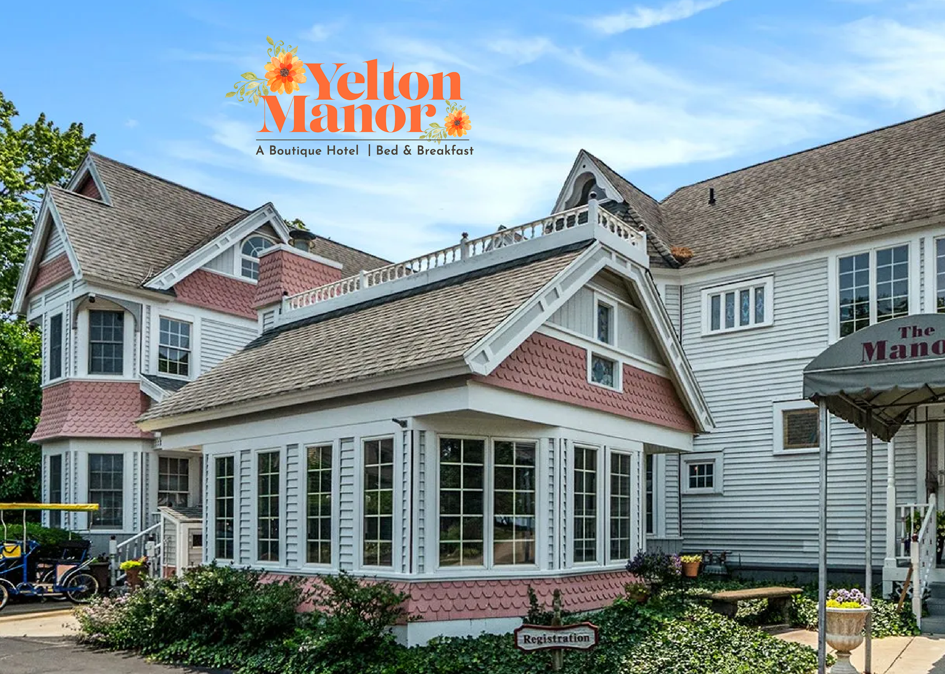 Yelton Manor Poster, professional brand design and logo design in Michigan, USA, Europe, Australia, Netherlands