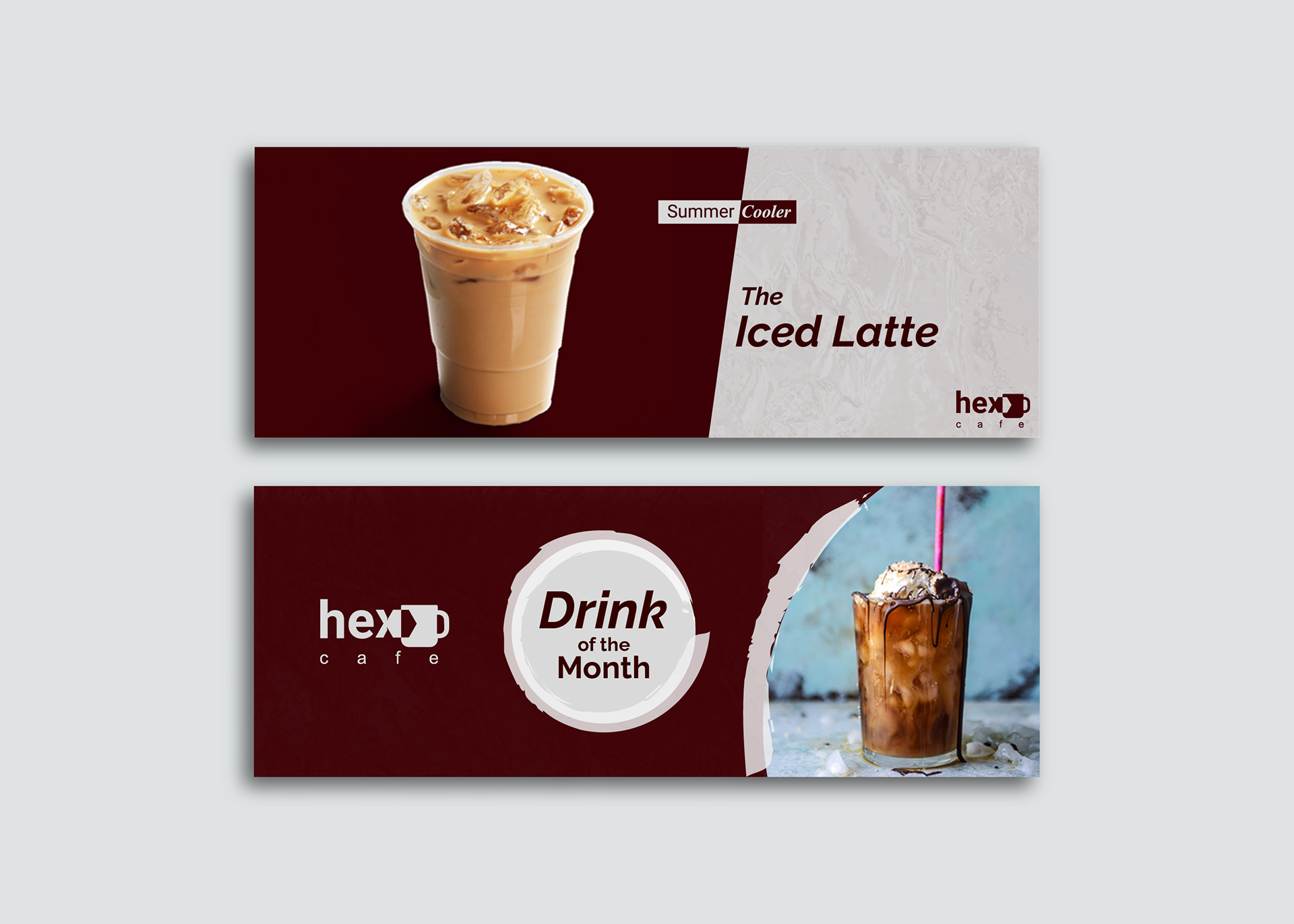 facebook banners Hex cafe brand description, professional brand design and budget logo design in california, USA, Europe, Australia, Netherlands