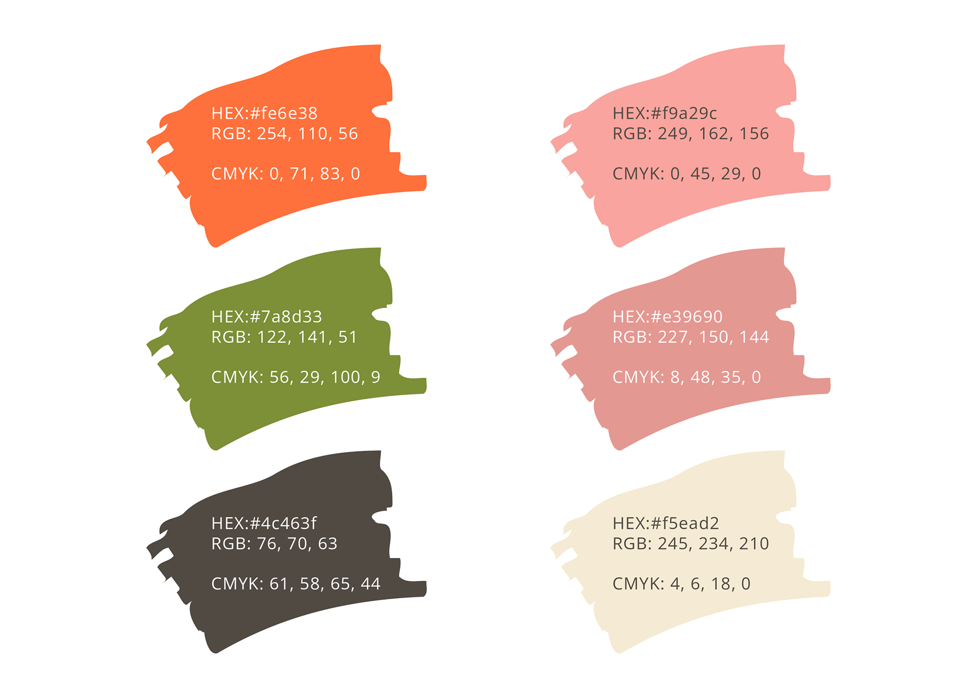Yelton Manor color palette professional brand design and logo design  in Michigan, USA, Europe, Australia, Netherlands 