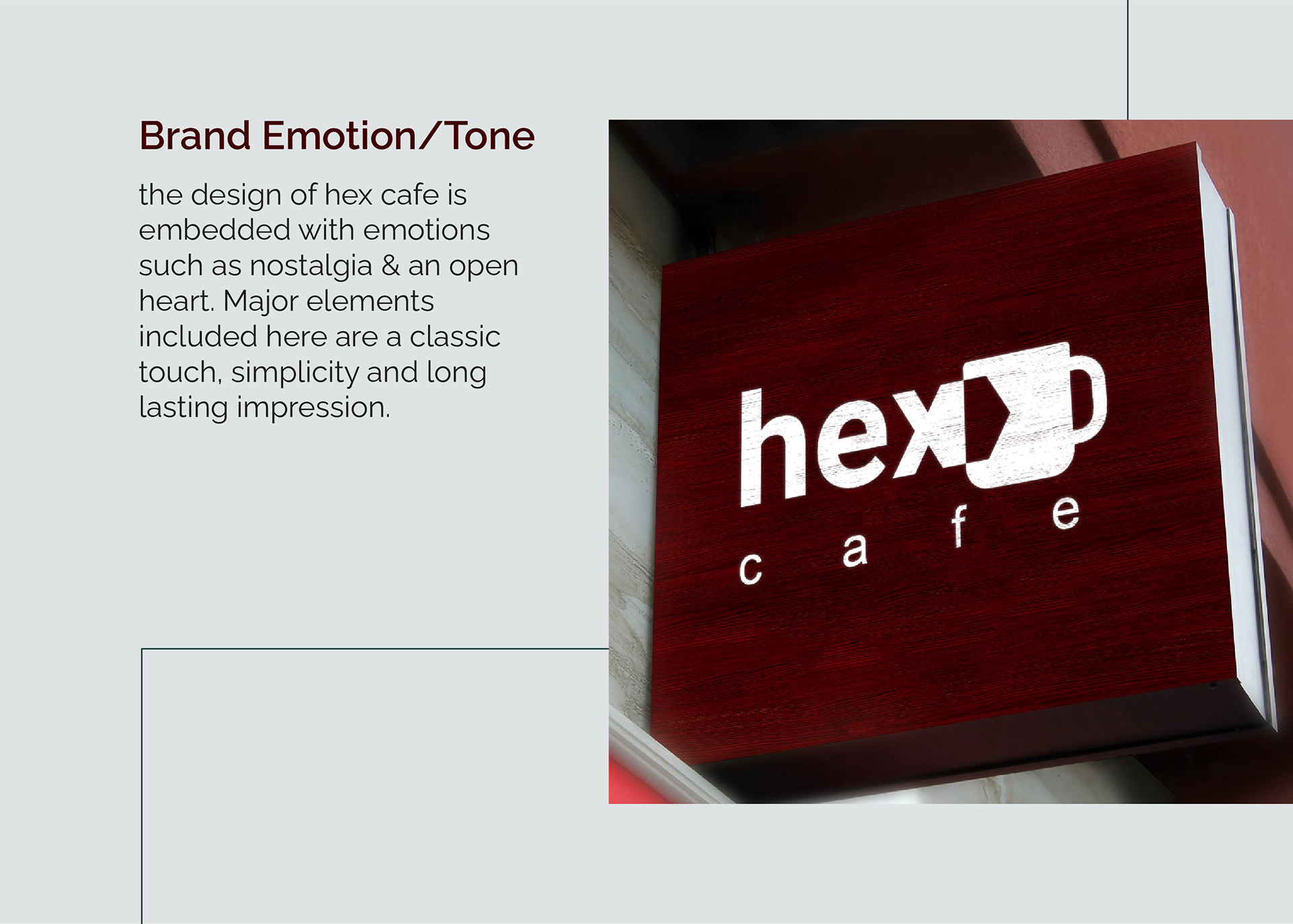 Hex cafe brand emotion, professional brand design and budget logo design in california, USA, Europe, Australia, Netherlands