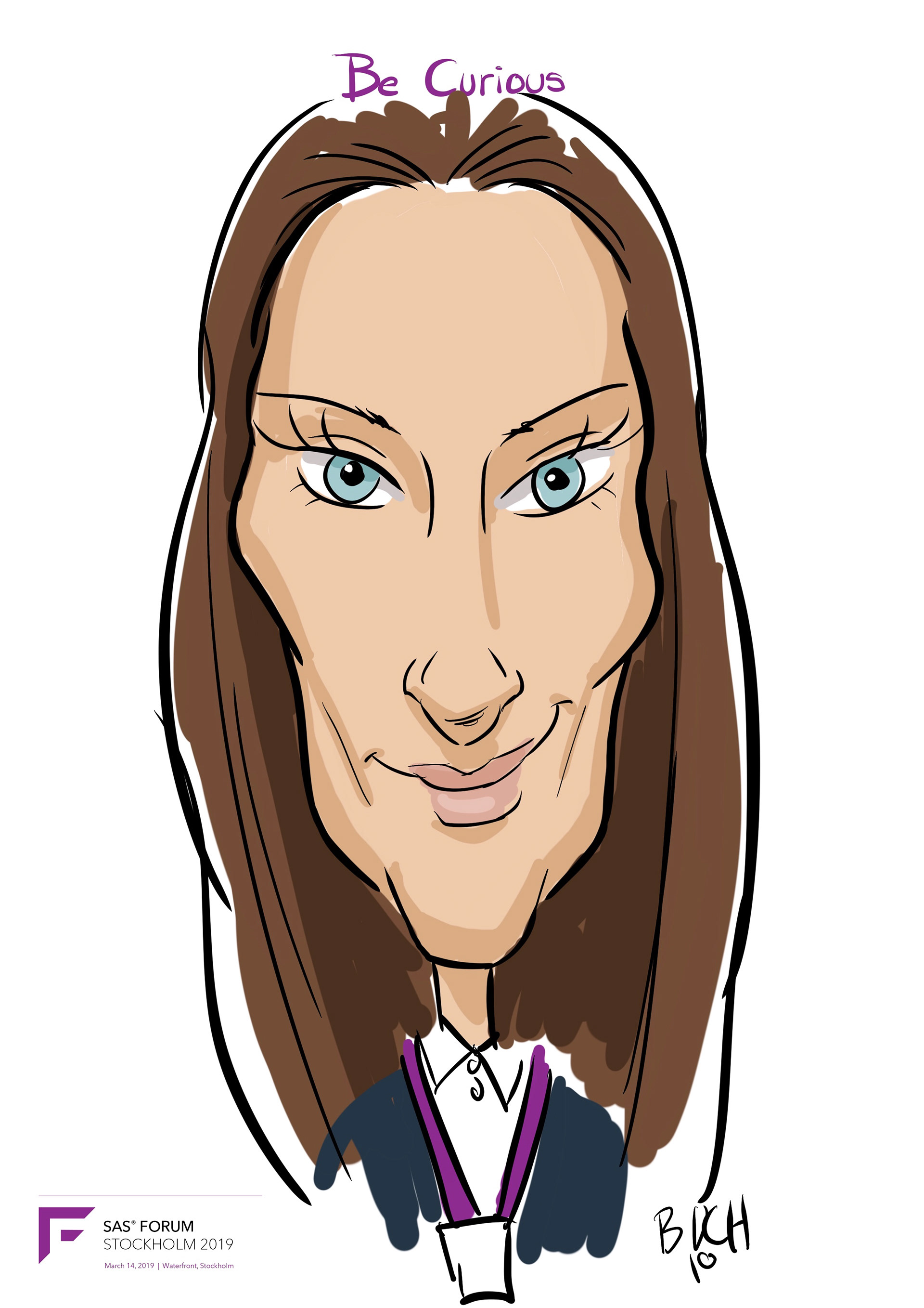 Karikaturtegner til firmaevent
