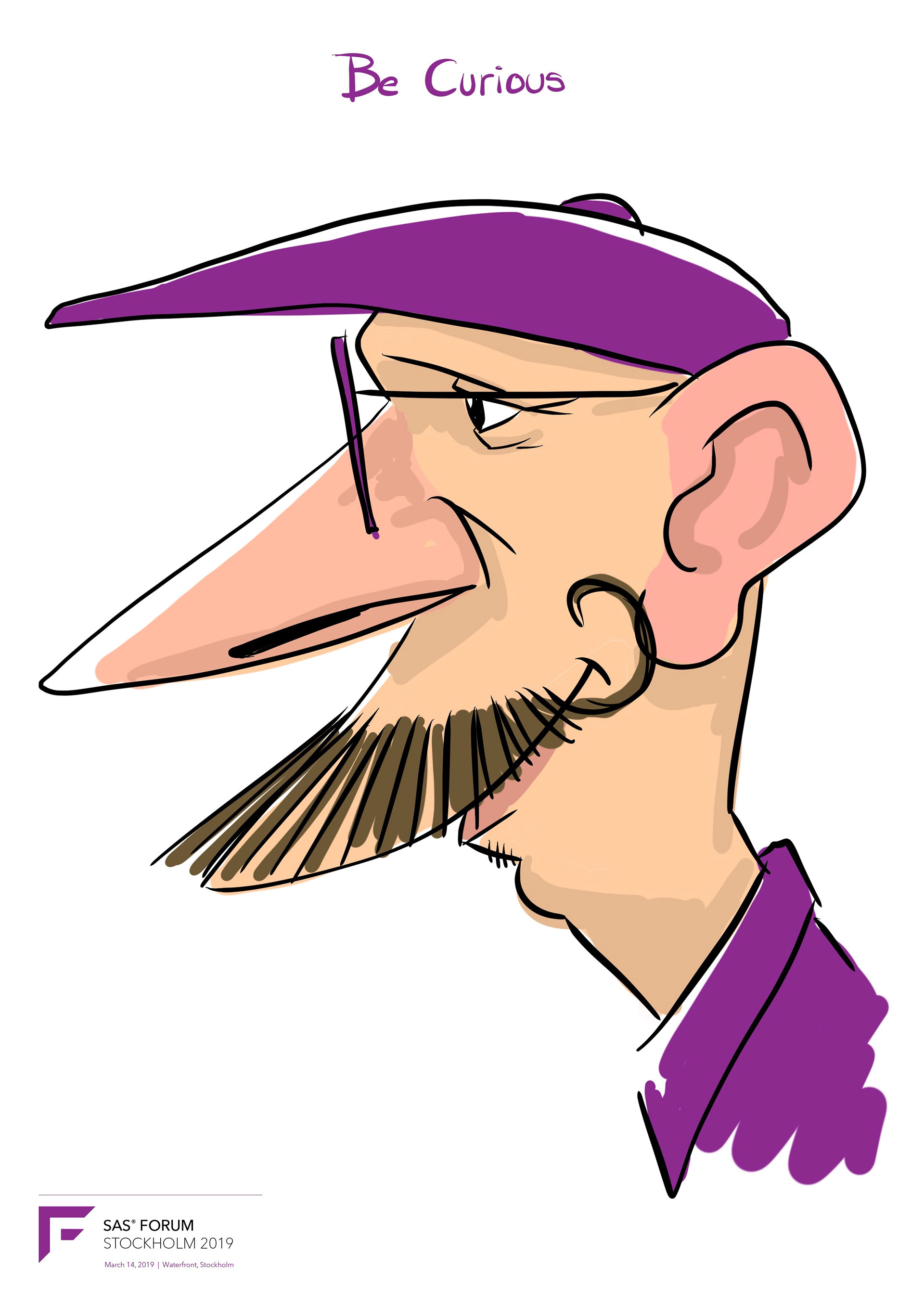 Karikaturtegner til firmaevent