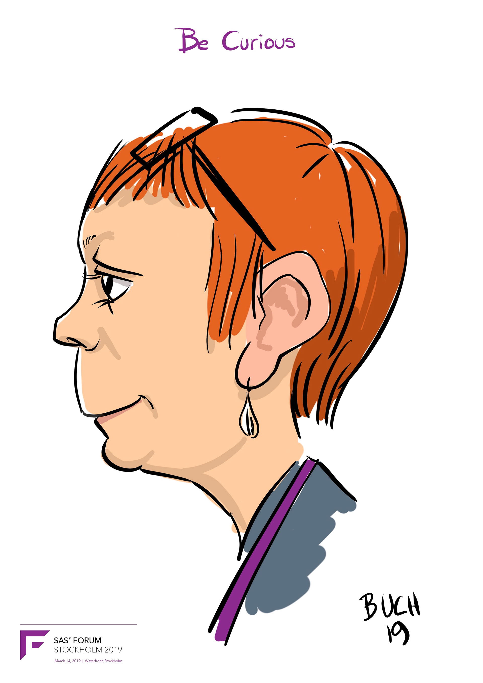 Karikaturtegner til firmaevent