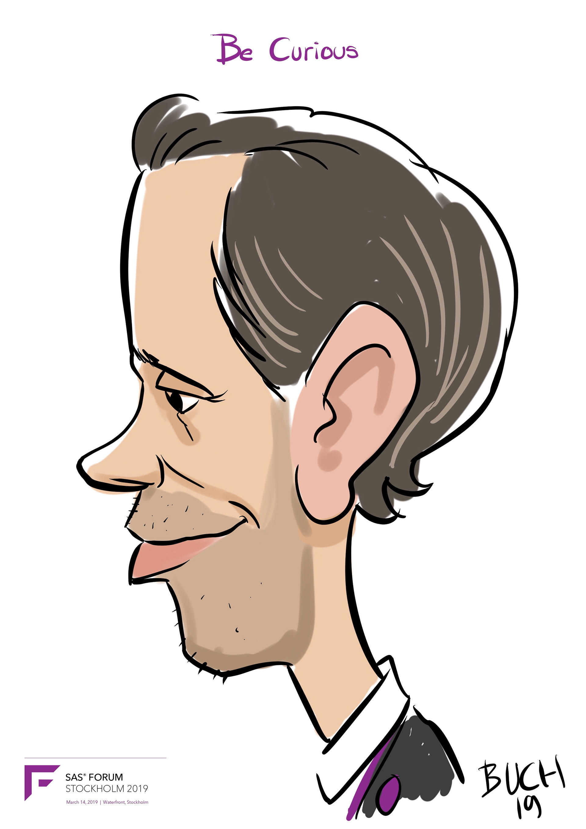 Karikaturtegner til firmaevent