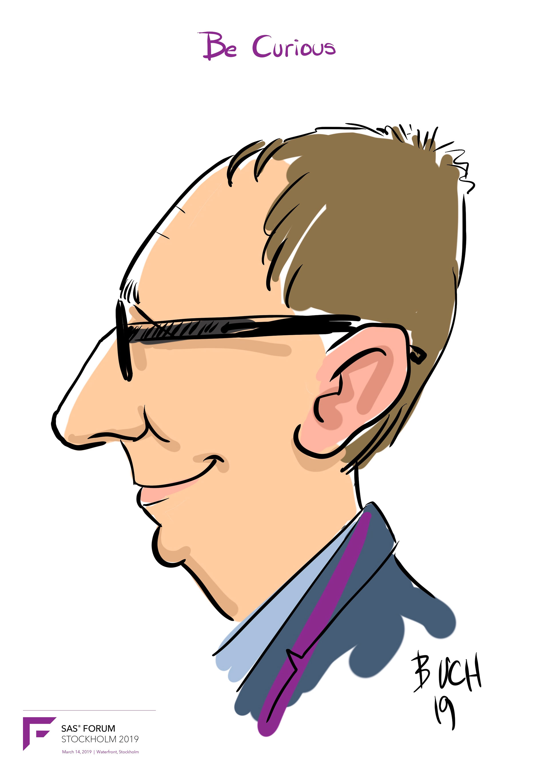 Karikaturtegner til firmaevent