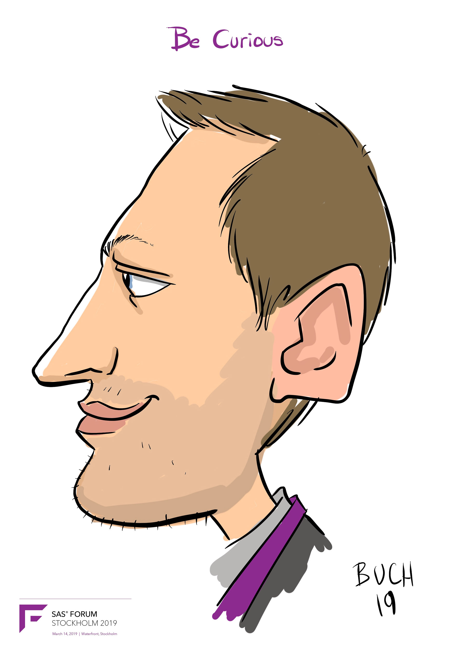 Karikaturtegner til firmaevent