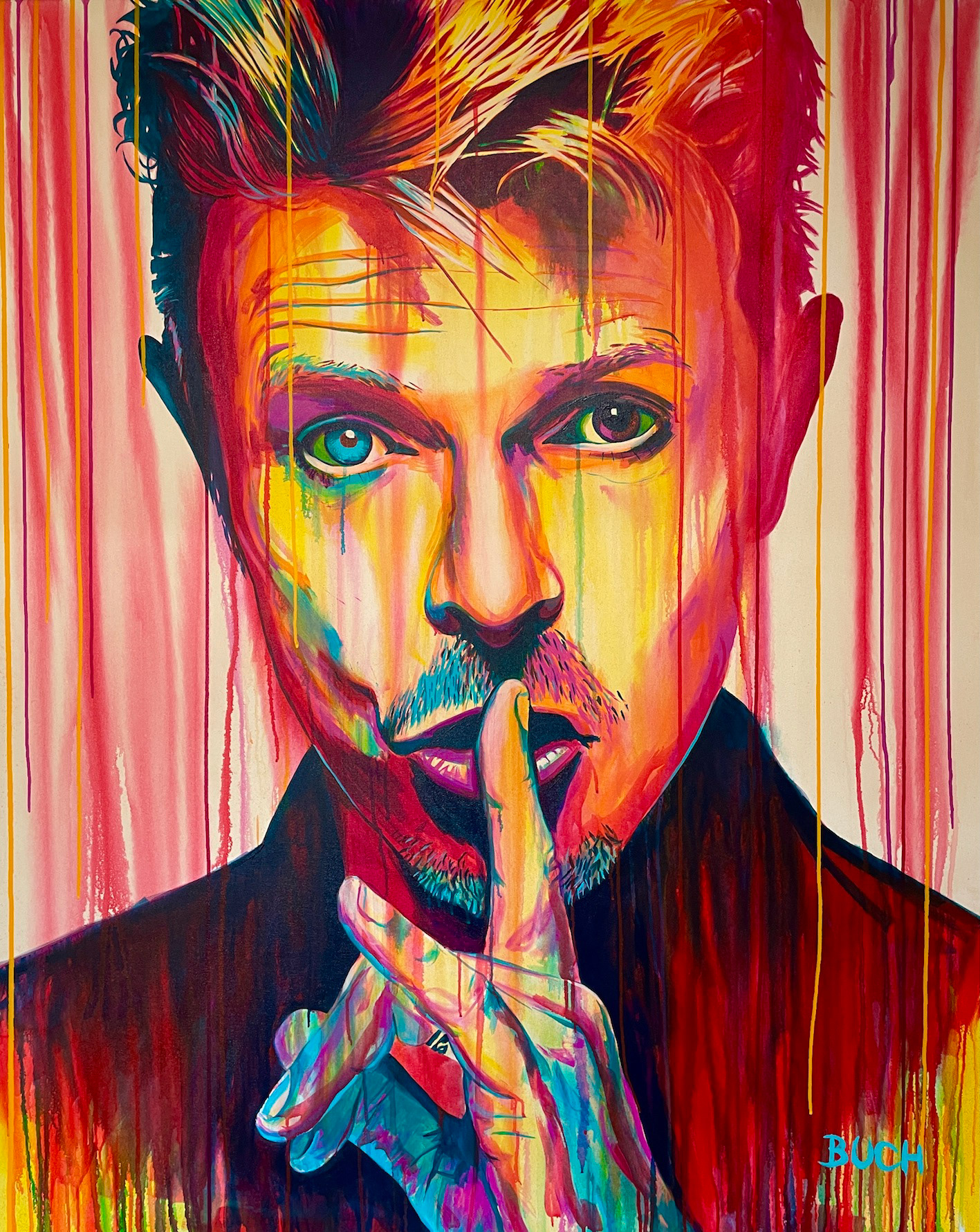 Solgt - Bowie 120 x 150 cm
