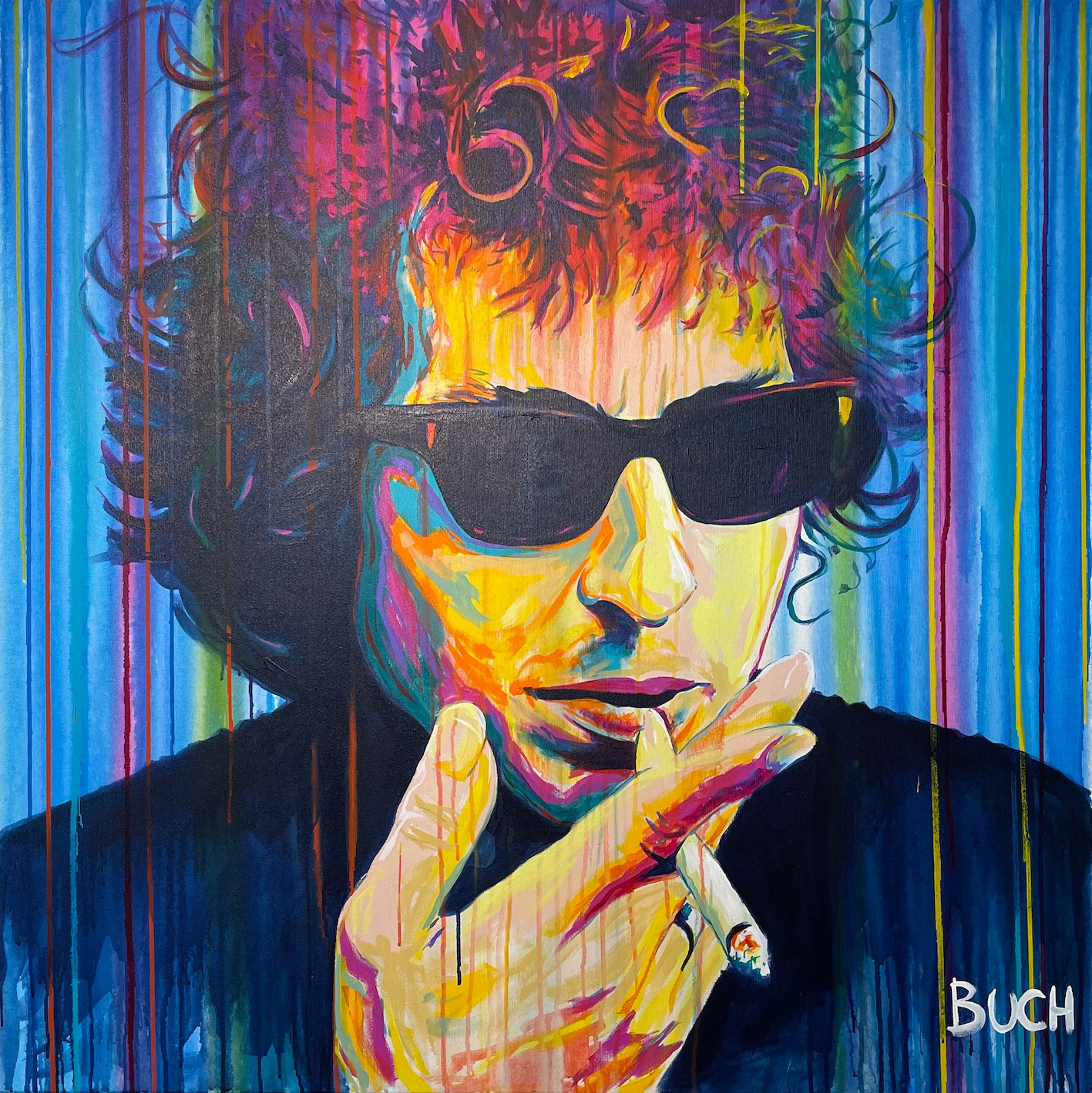 Solgt - Dylan 100 x 100 cm