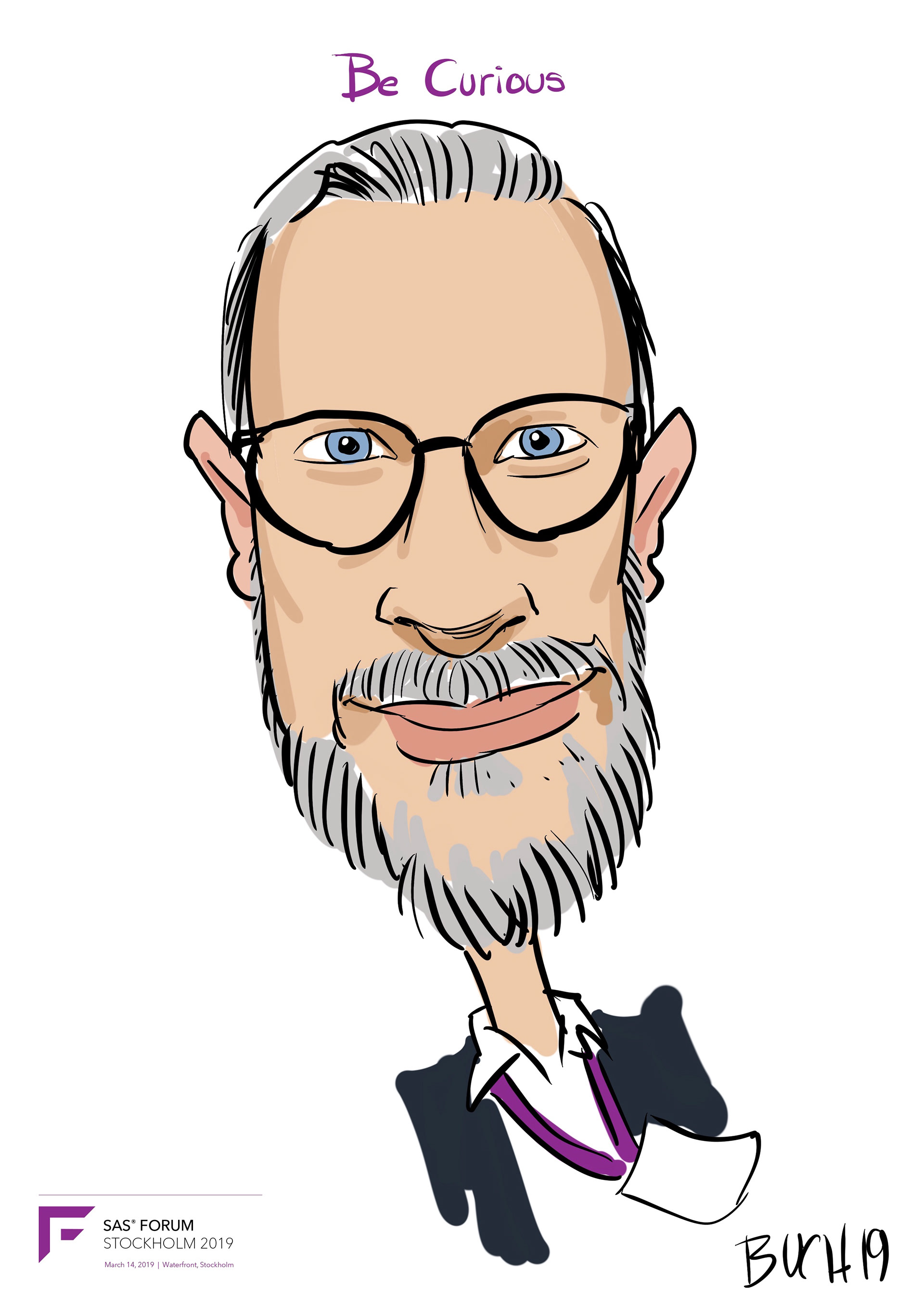 Karikaturtegner til firmaevent