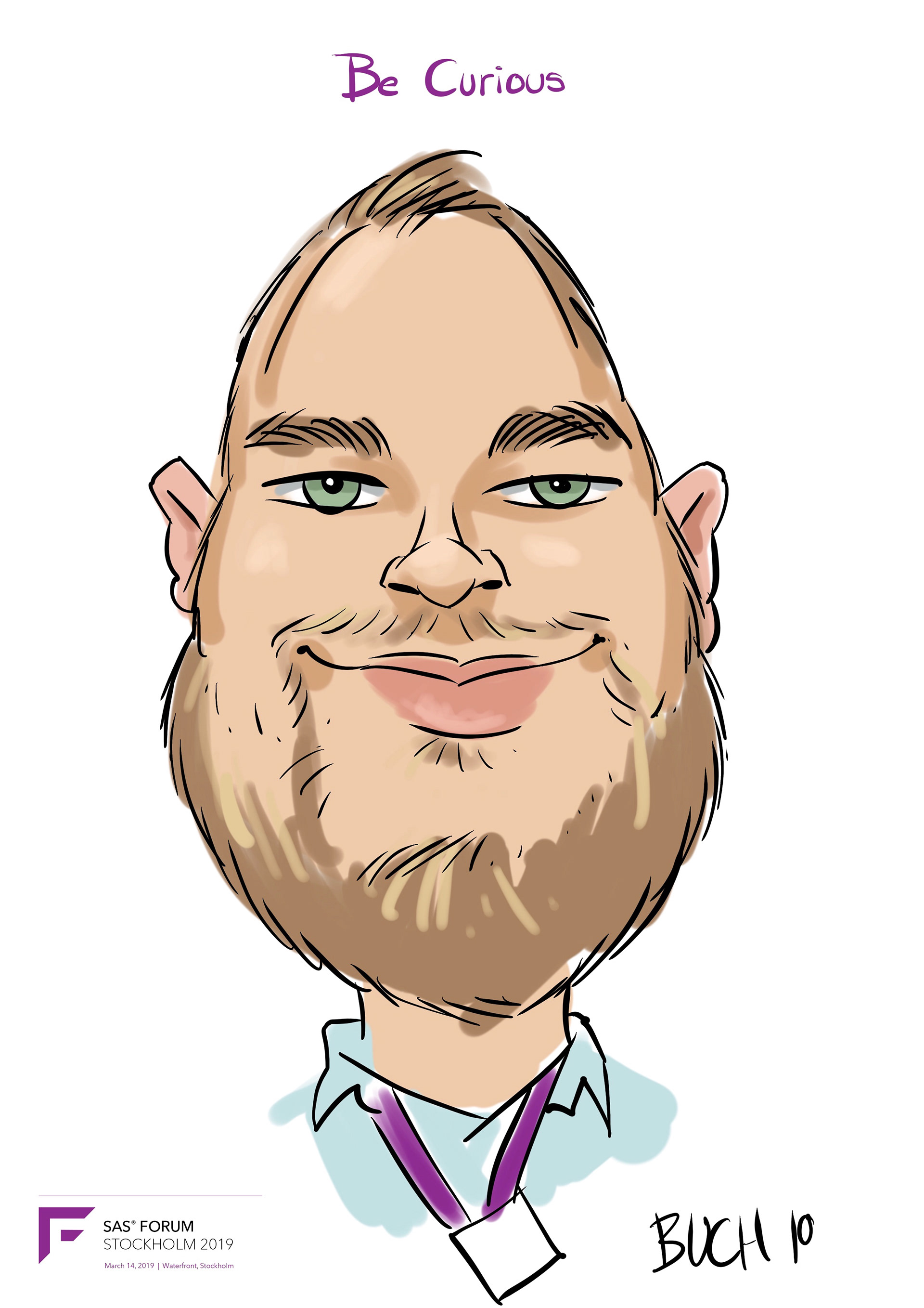 Karikaturtegner til firmaevent