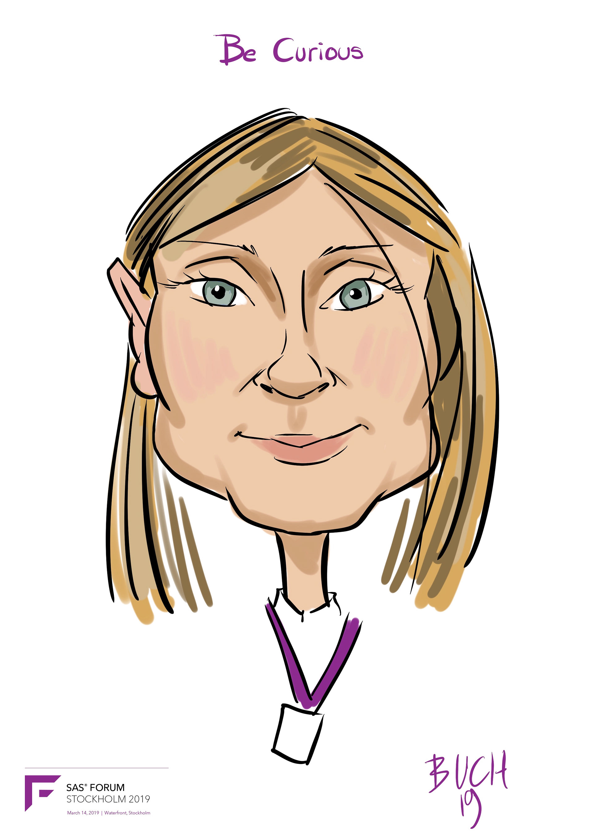Karikaturtegner til firmaevent