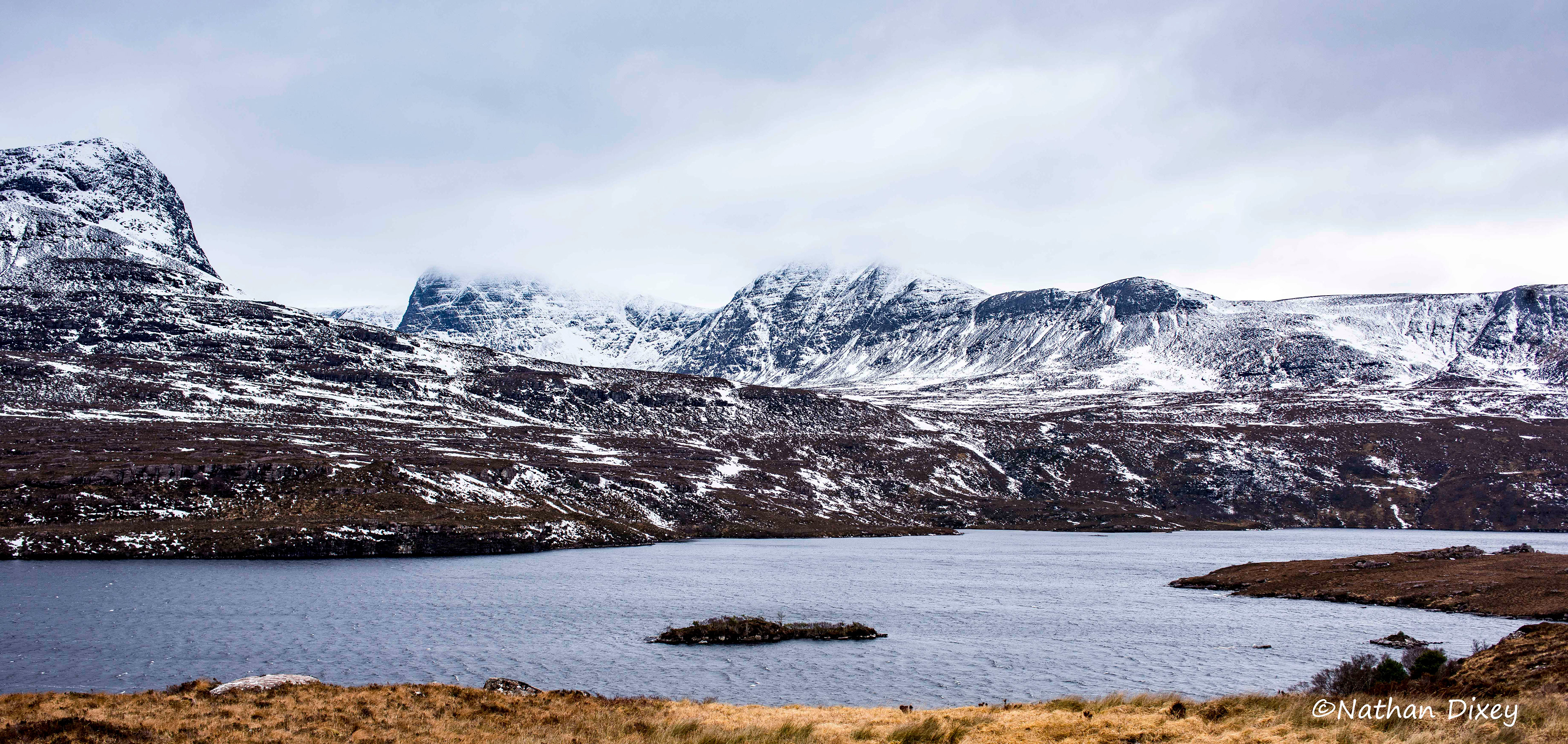 Looking over to Ben Mor Coigach, North of Ullapool, Scotland