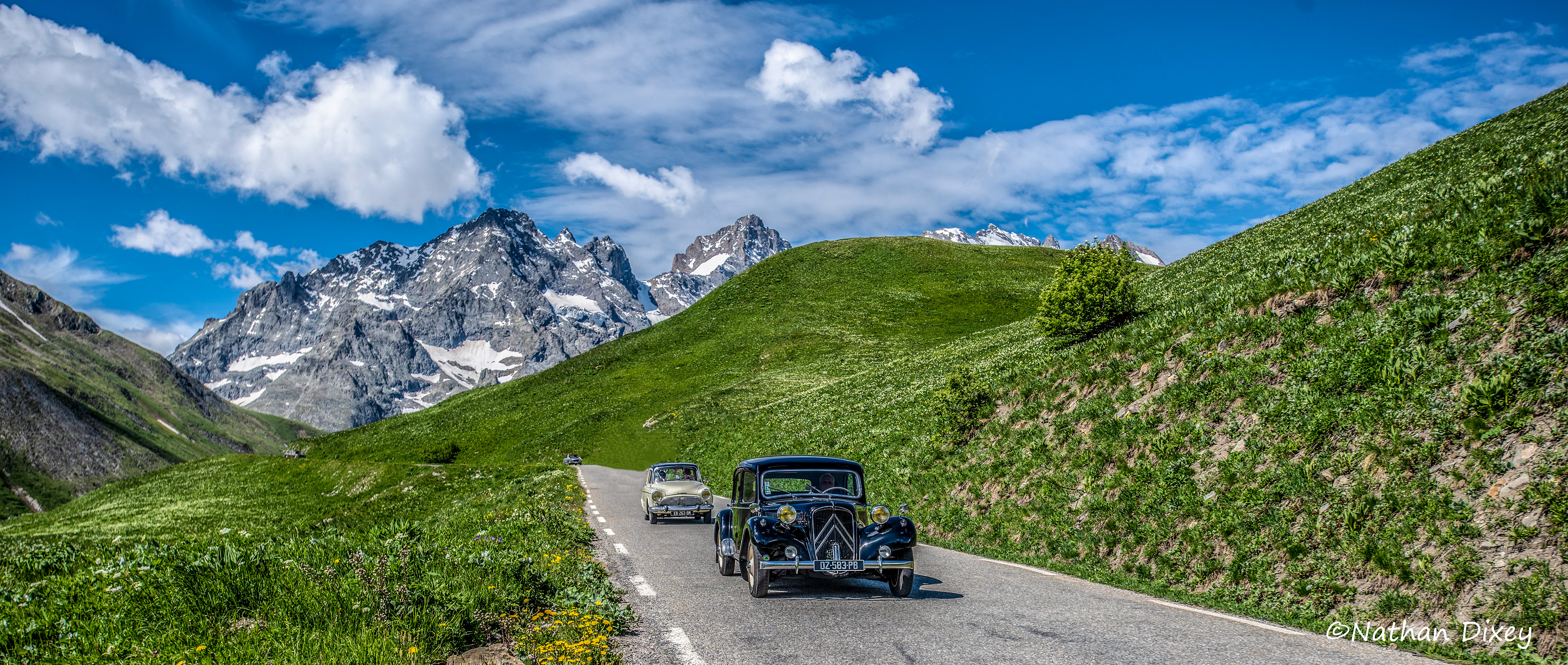 Heading towards the Col du Calibier, Route des Grandes Alpes, France (2018)