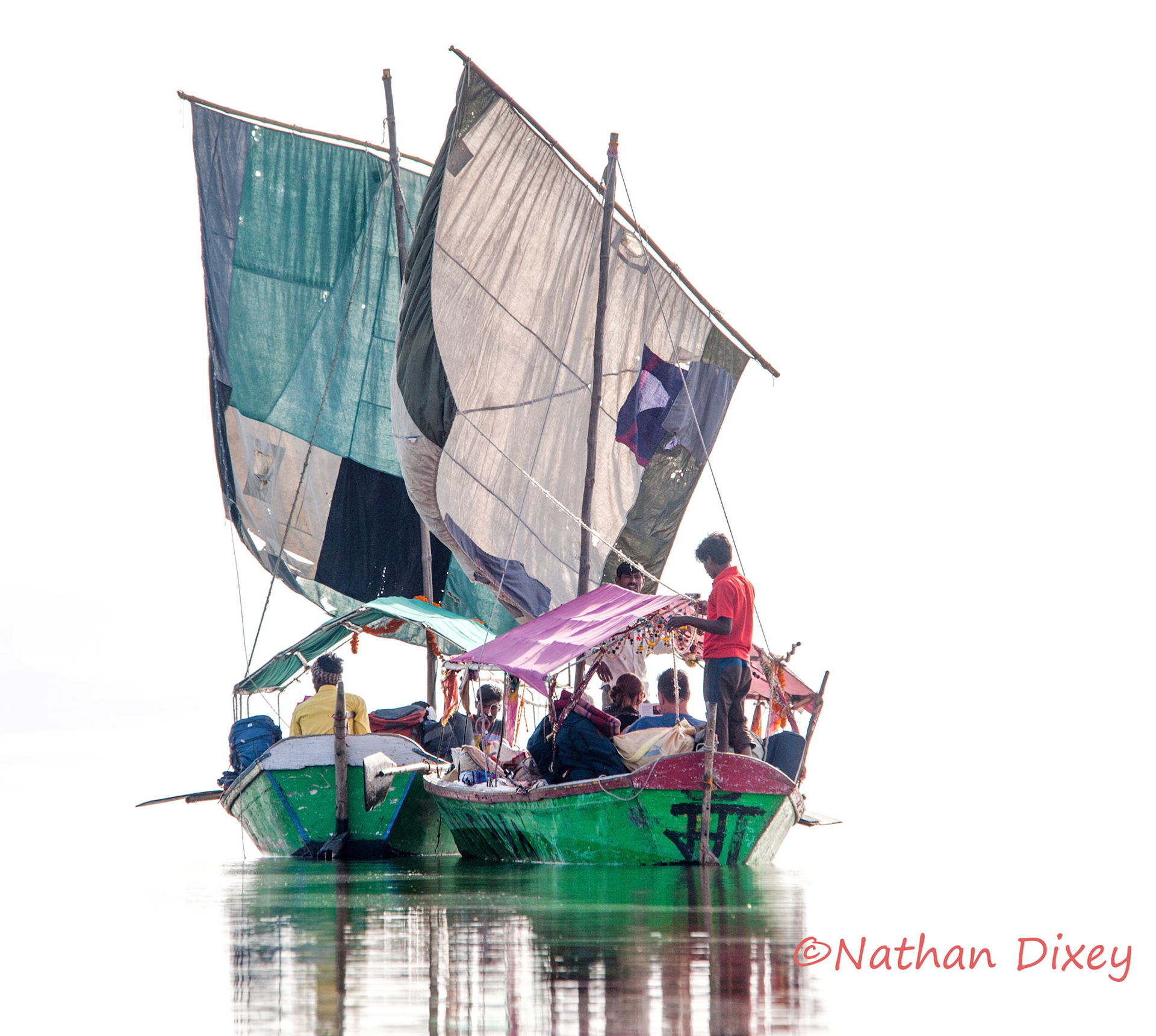 Sailing the River Ganges, India (2102)