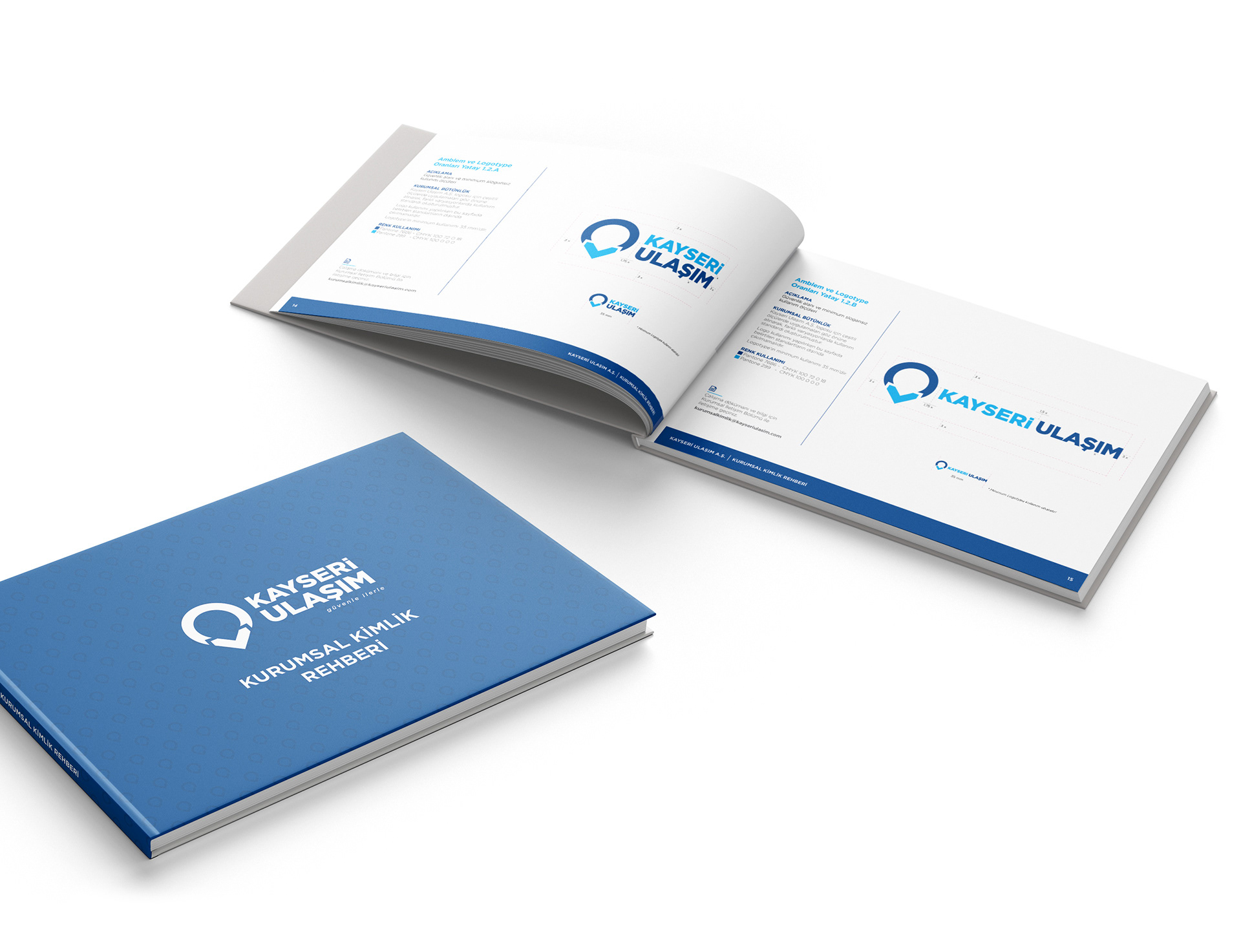 Kayseri Public Transportation Brand Book Design