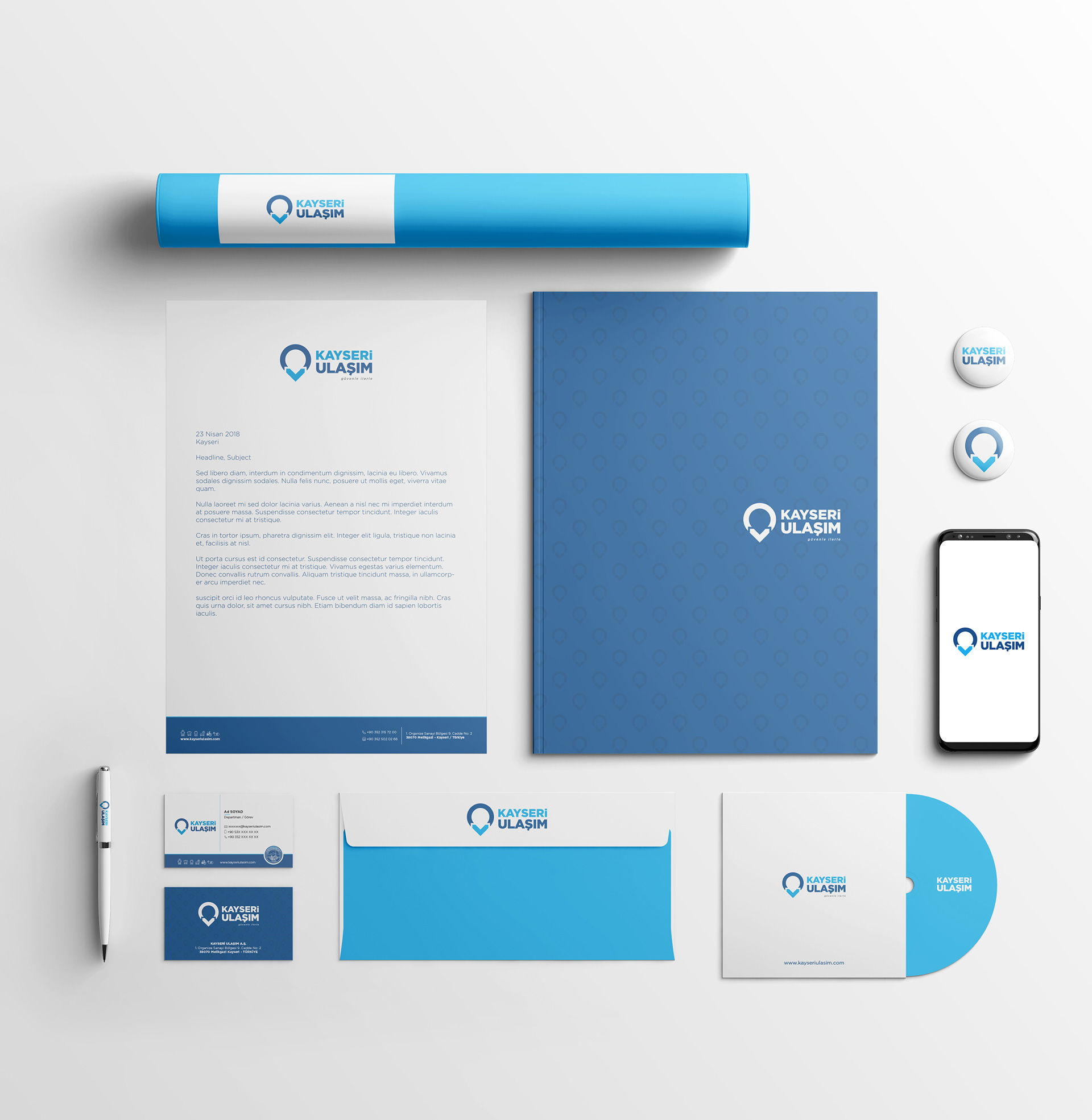 Kayseri Public Transportation Brand Identity Design