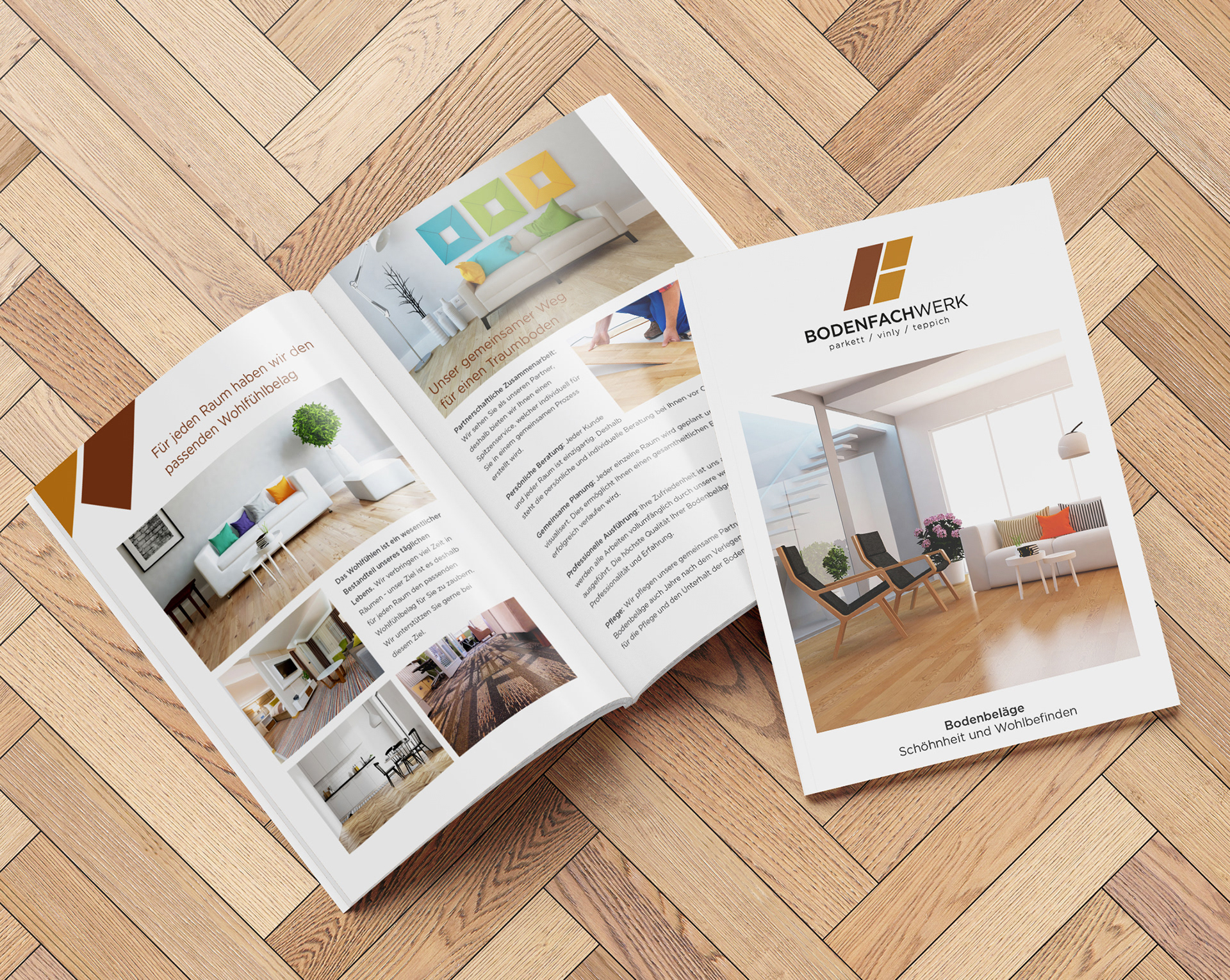 Bodenfachwerk Brochure Design 