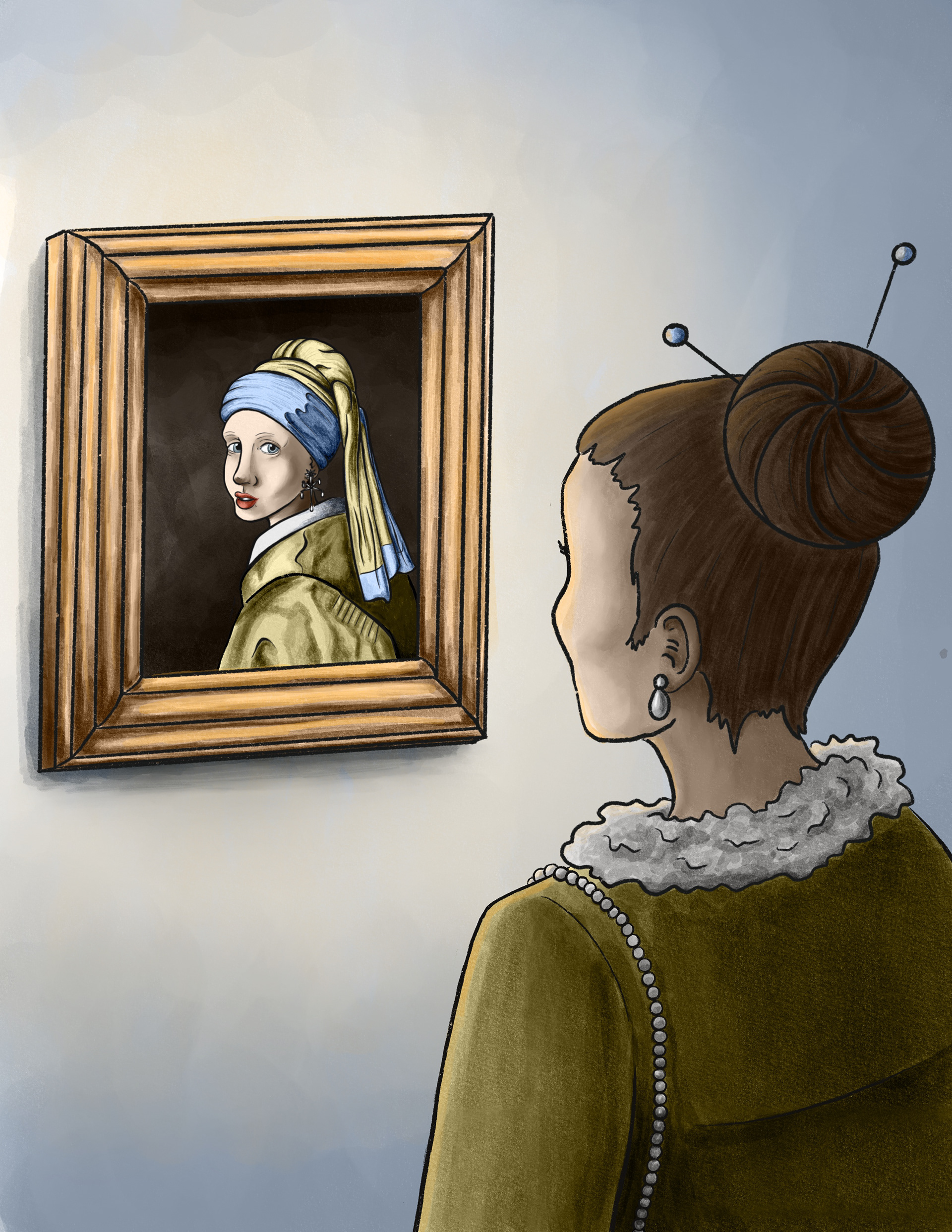 Art forgery in museums.