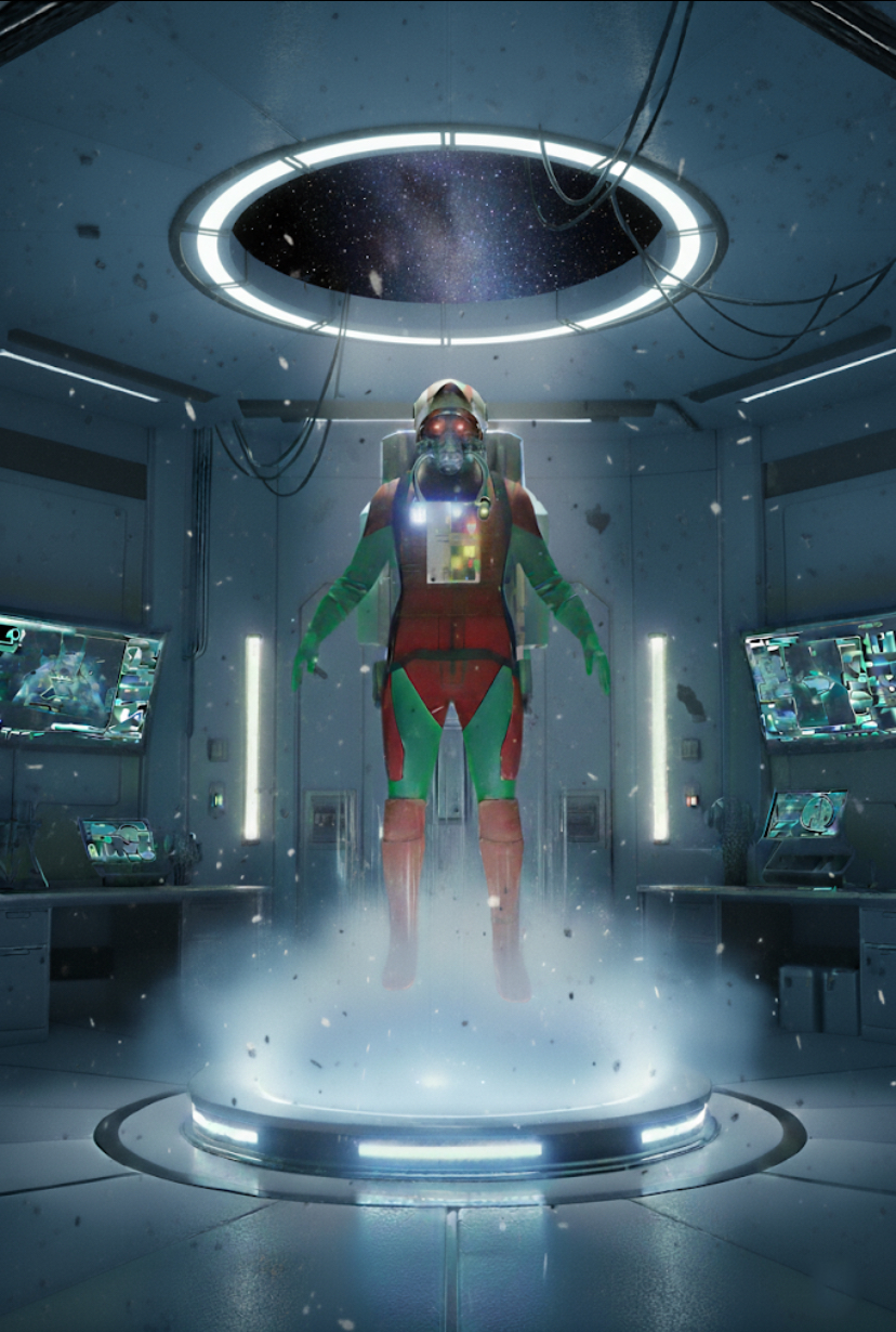 Space Sci-Fi Digital Design by Stephen Pullen | Pullen Atelier Culture Power Collection.