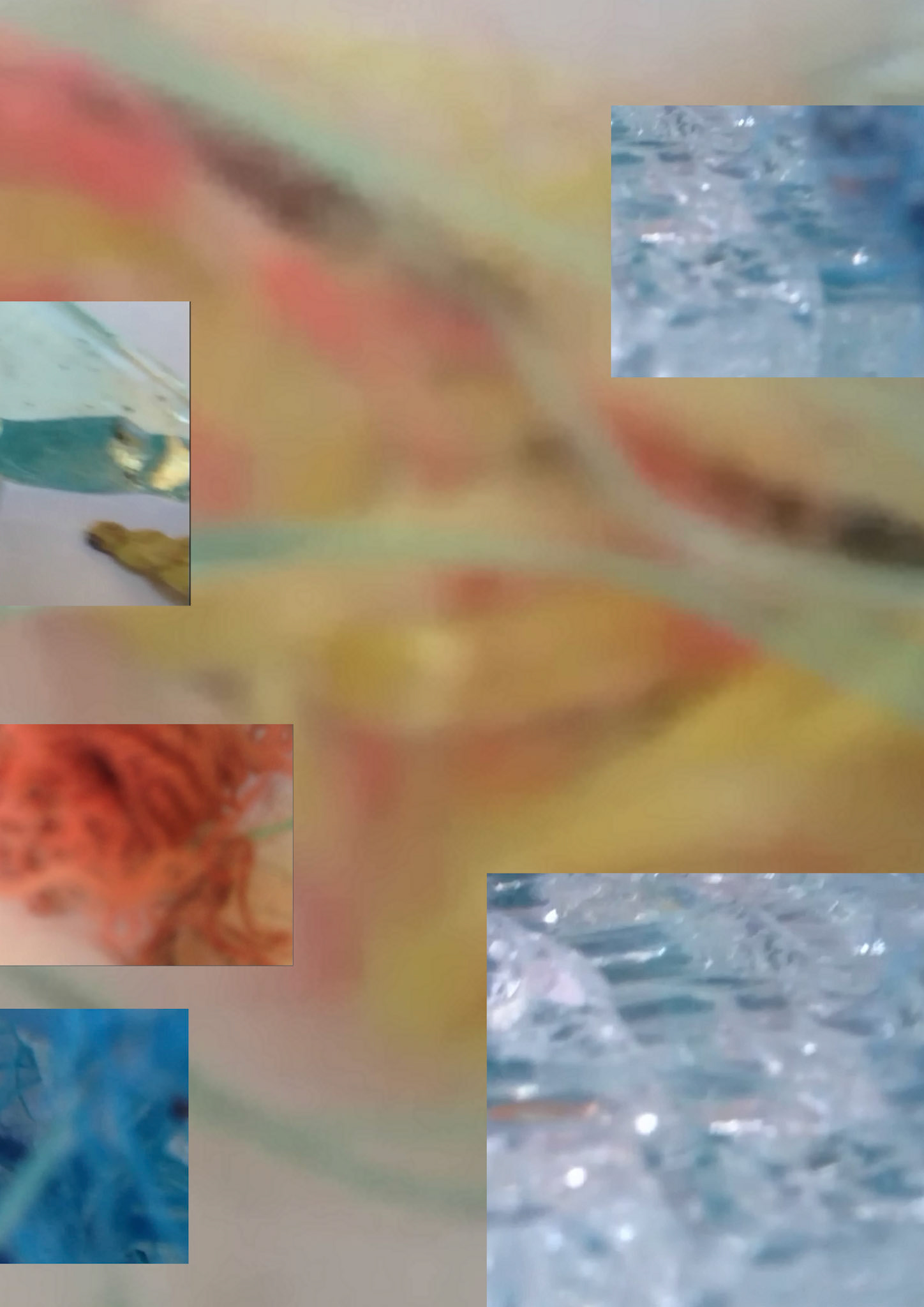 2017, digital collages of photos of materials found on the streets of Fredrikstad, Norway.