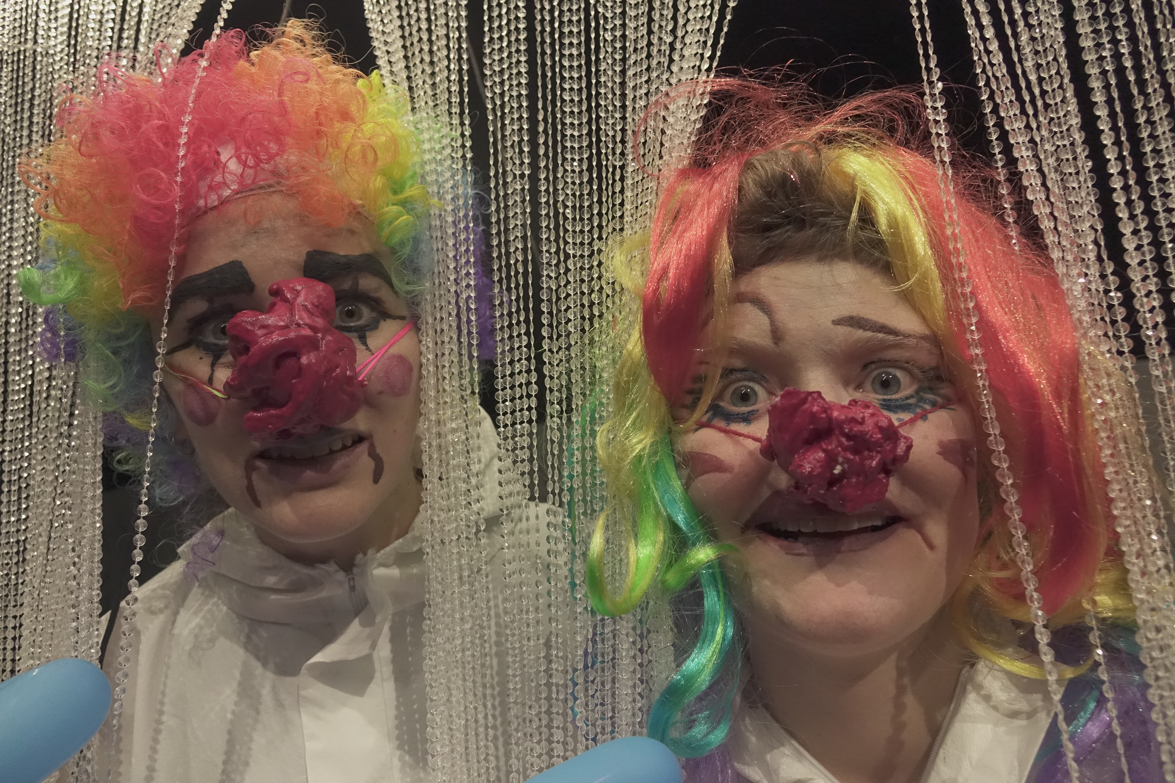 Clowns to lighten the mood