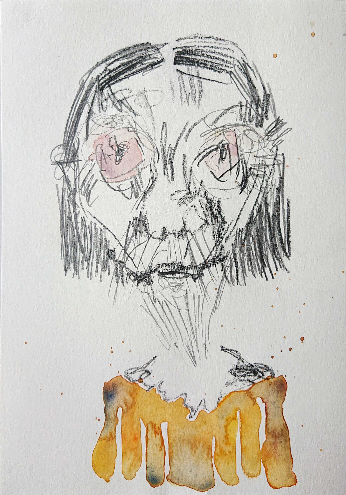 Pencil and akvarel, 2014