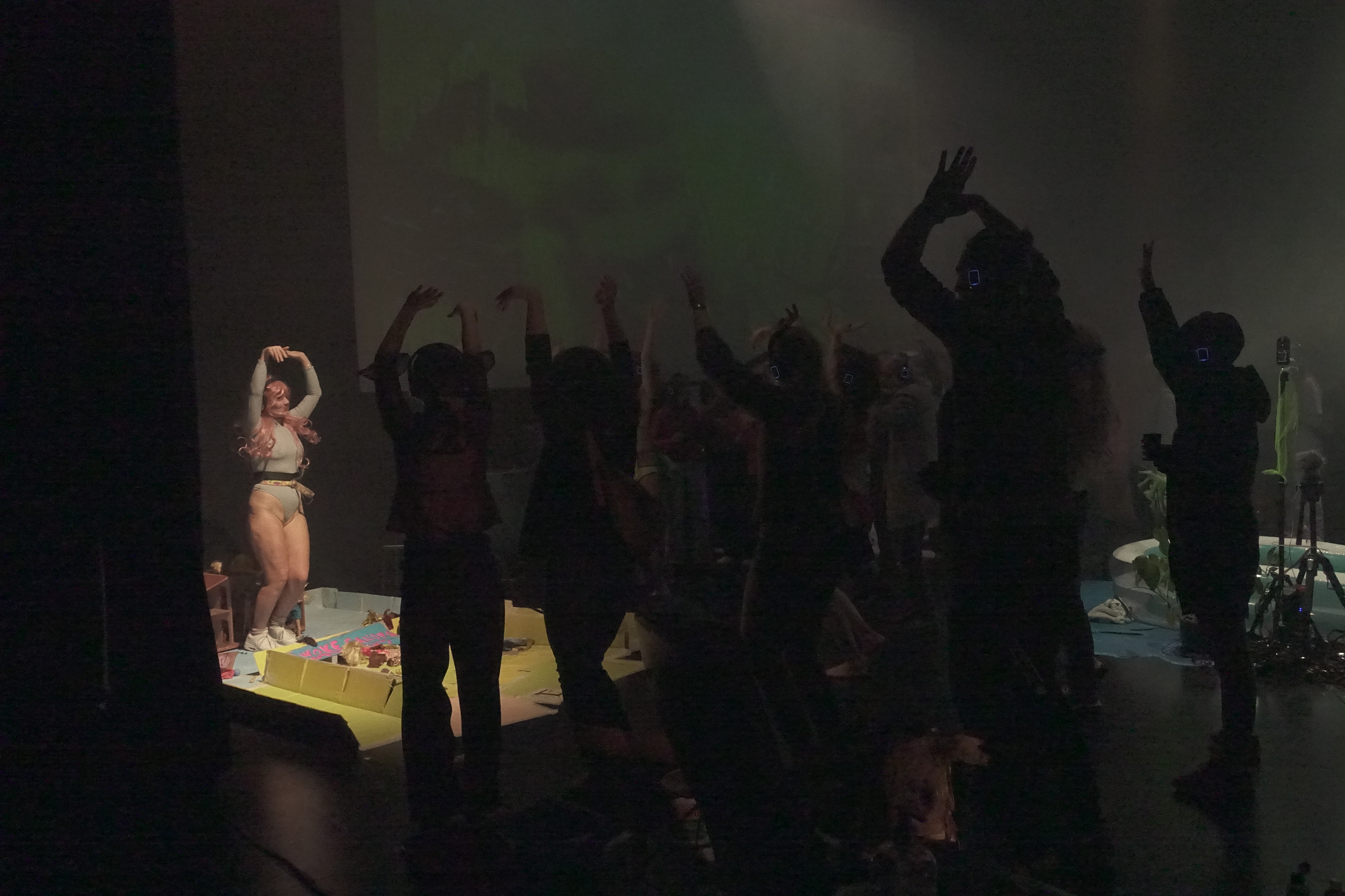 Woke Sandras workout session