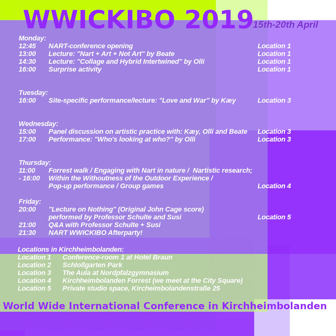 2020, poster for fake conference
