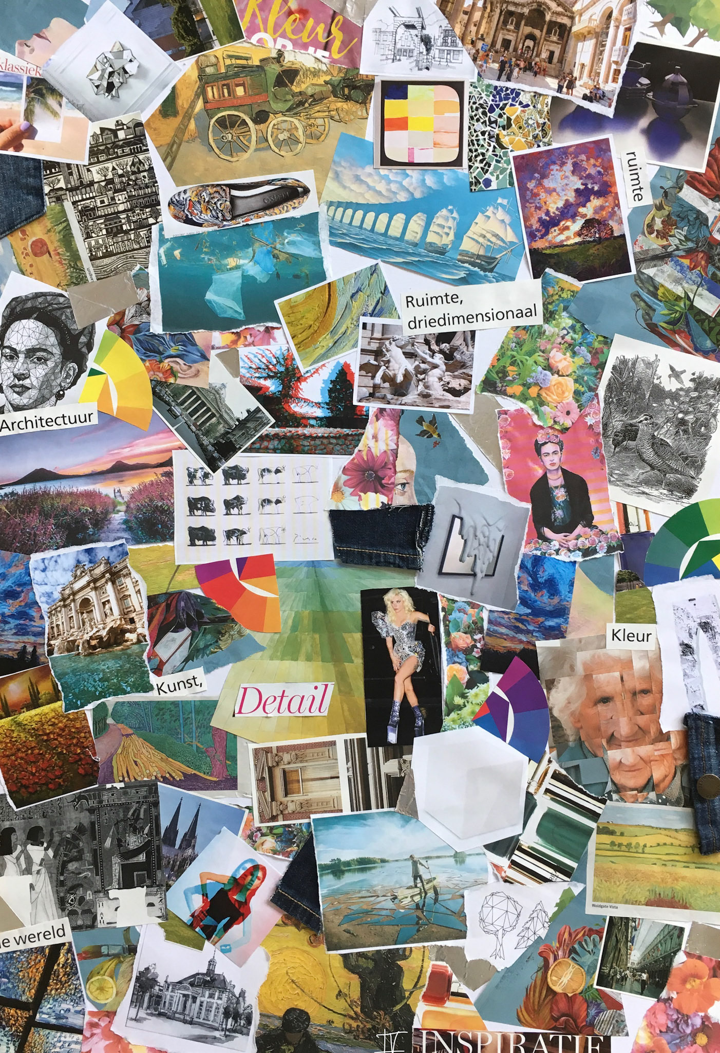 Moodboard Stad en platteland