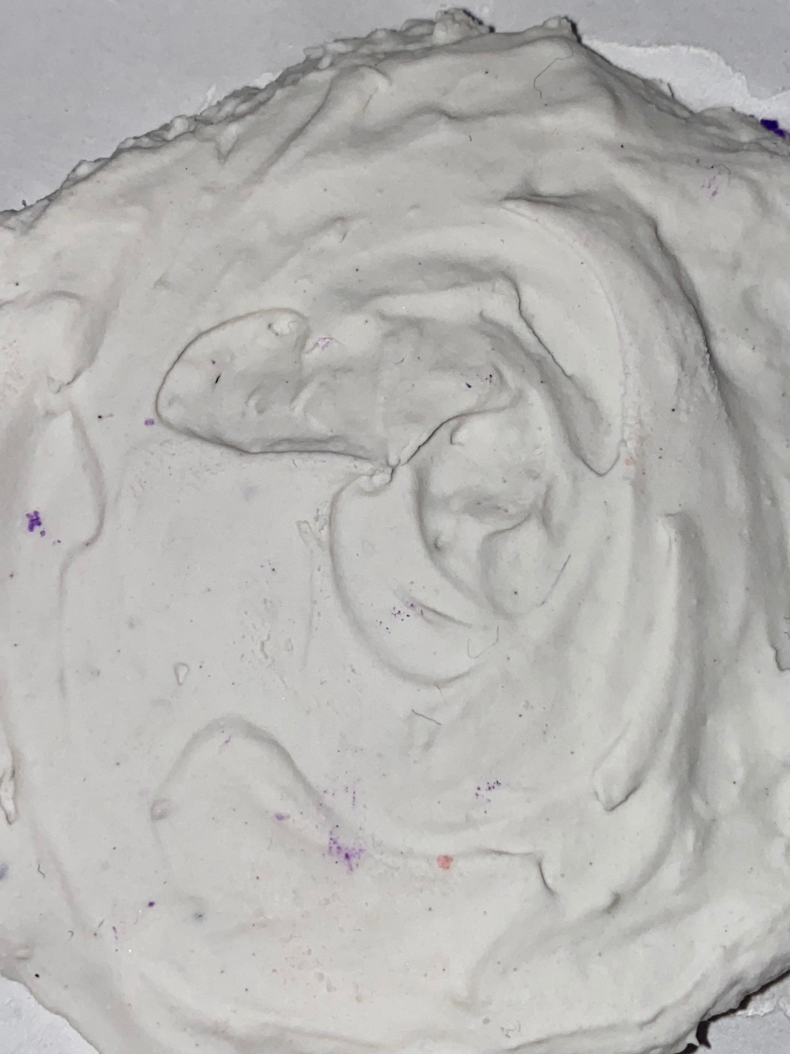 Gips met scheerschuim