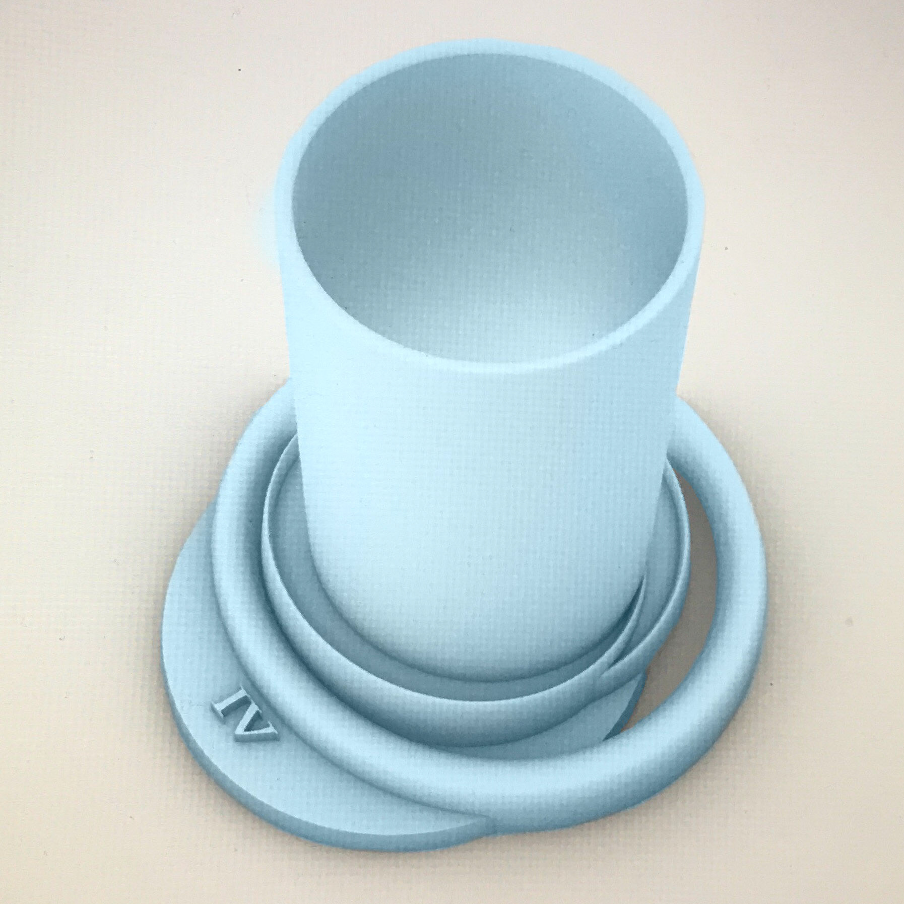 3D geprinte kandelaar