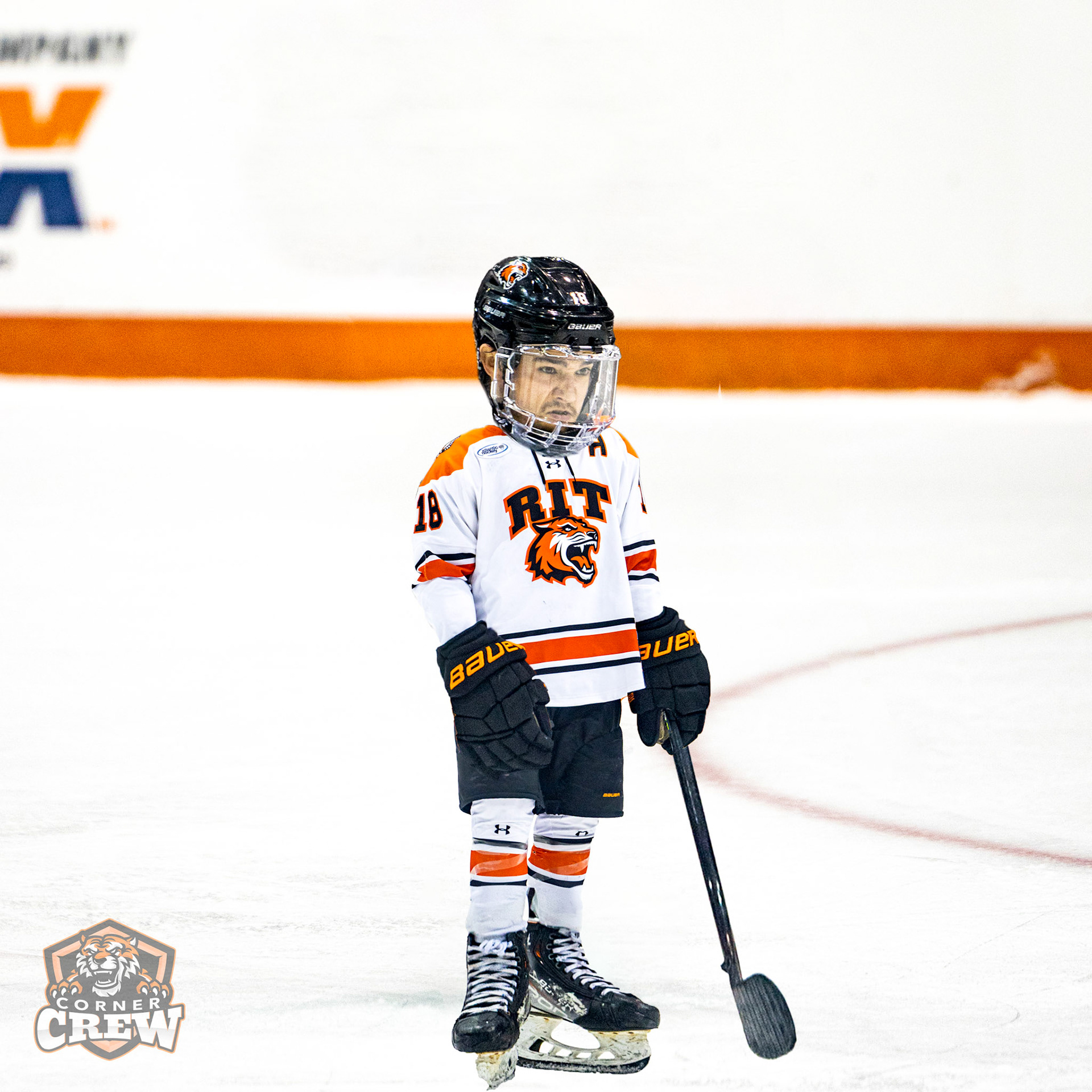 Part of a series of mini RIT hockey players for the RIT Corner Crew Instagram account.