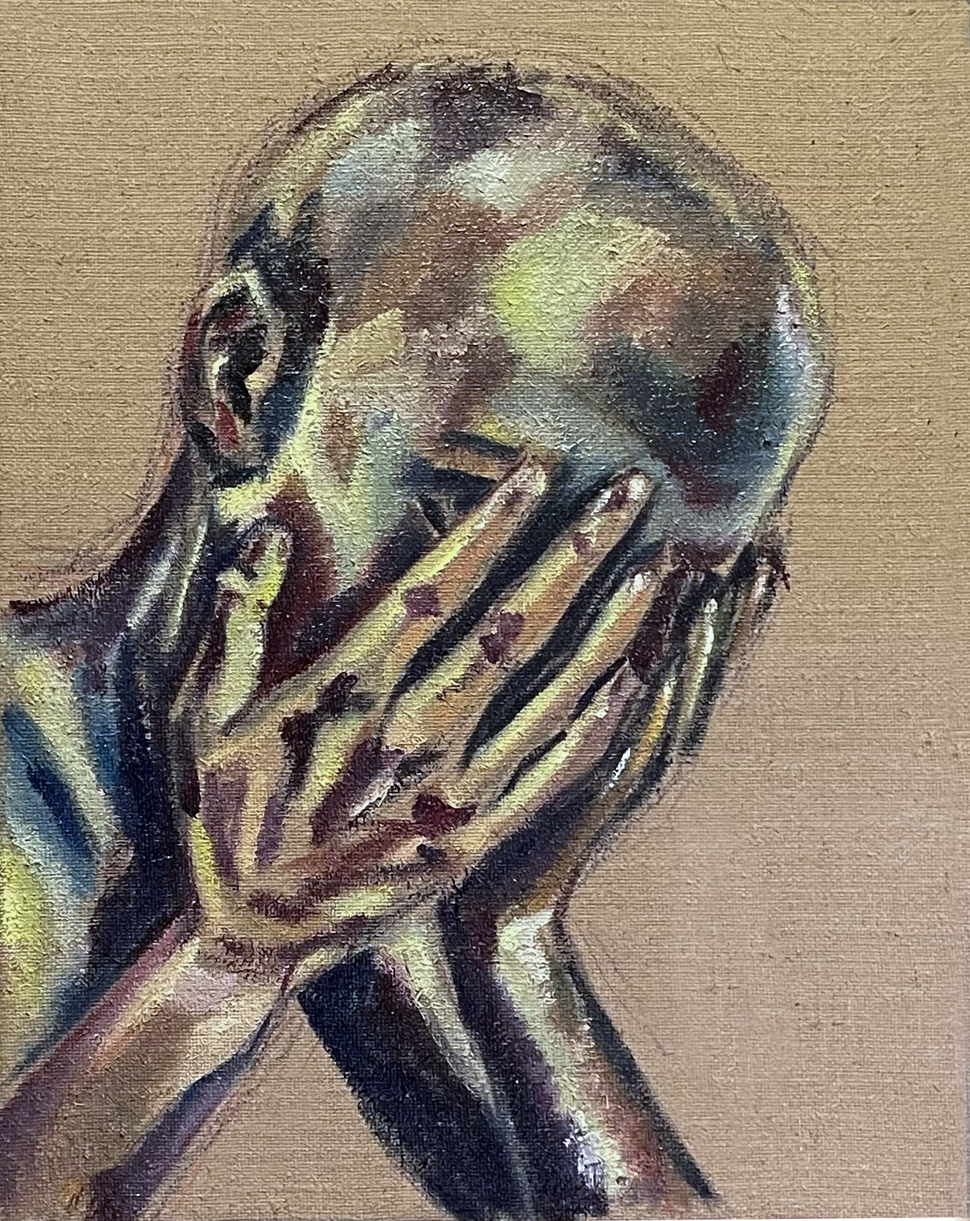 Oil on jute, 40x50cm, 2023
