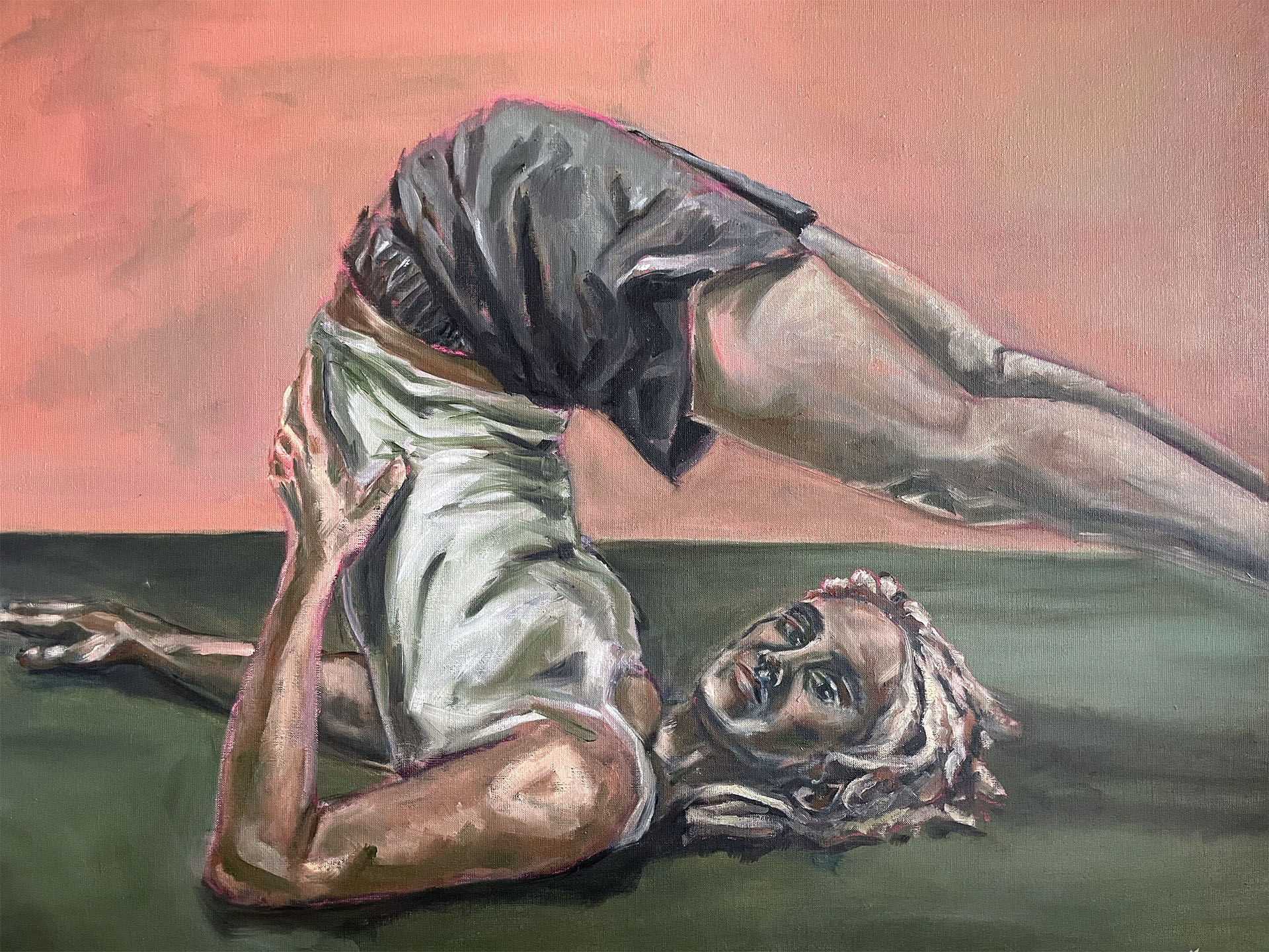 "DÉSENCHANTÉE" Oil on Canvas, 80x120cm, 2023
