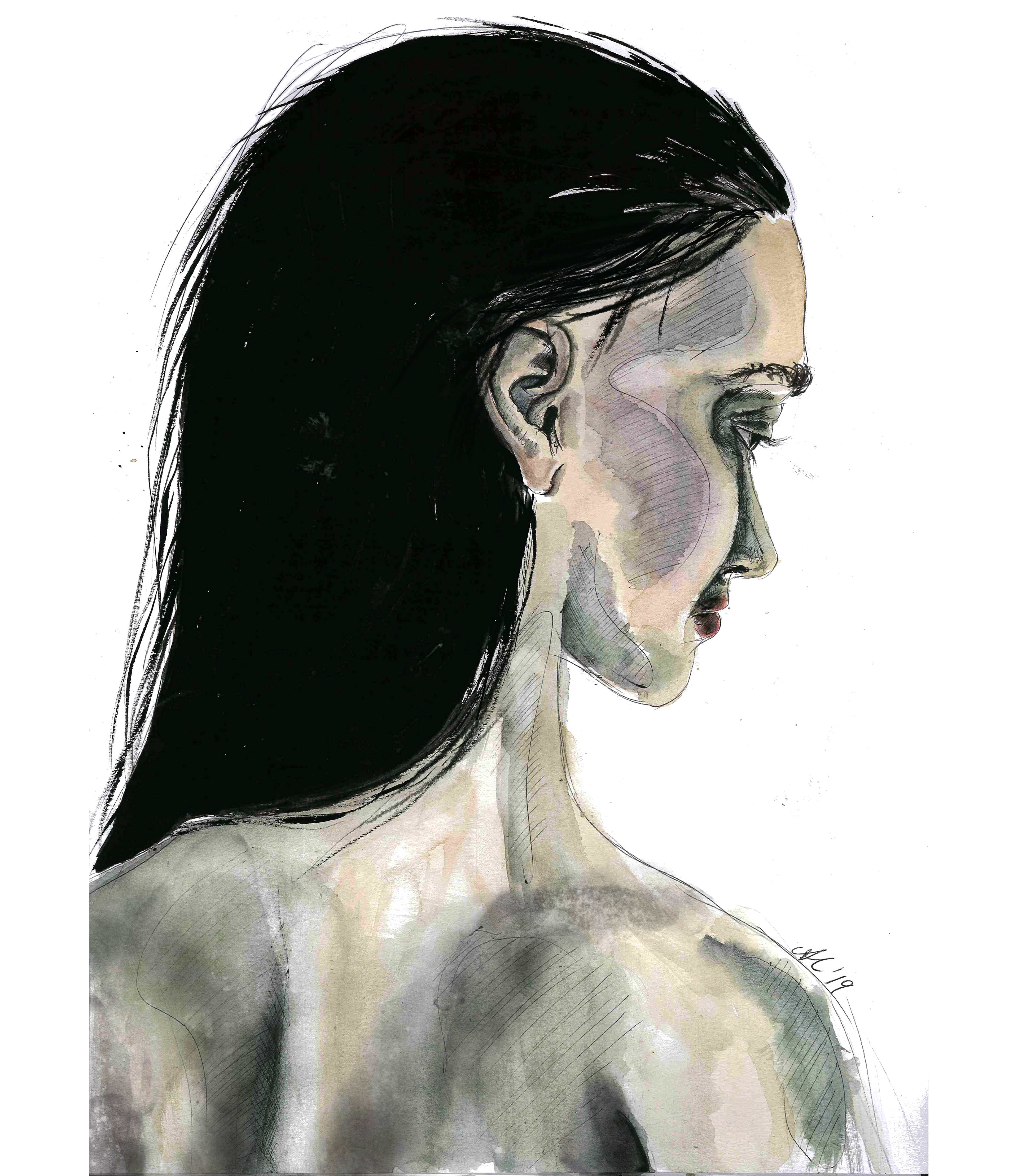 Aquarell on Paper, 30x42cm, 2019