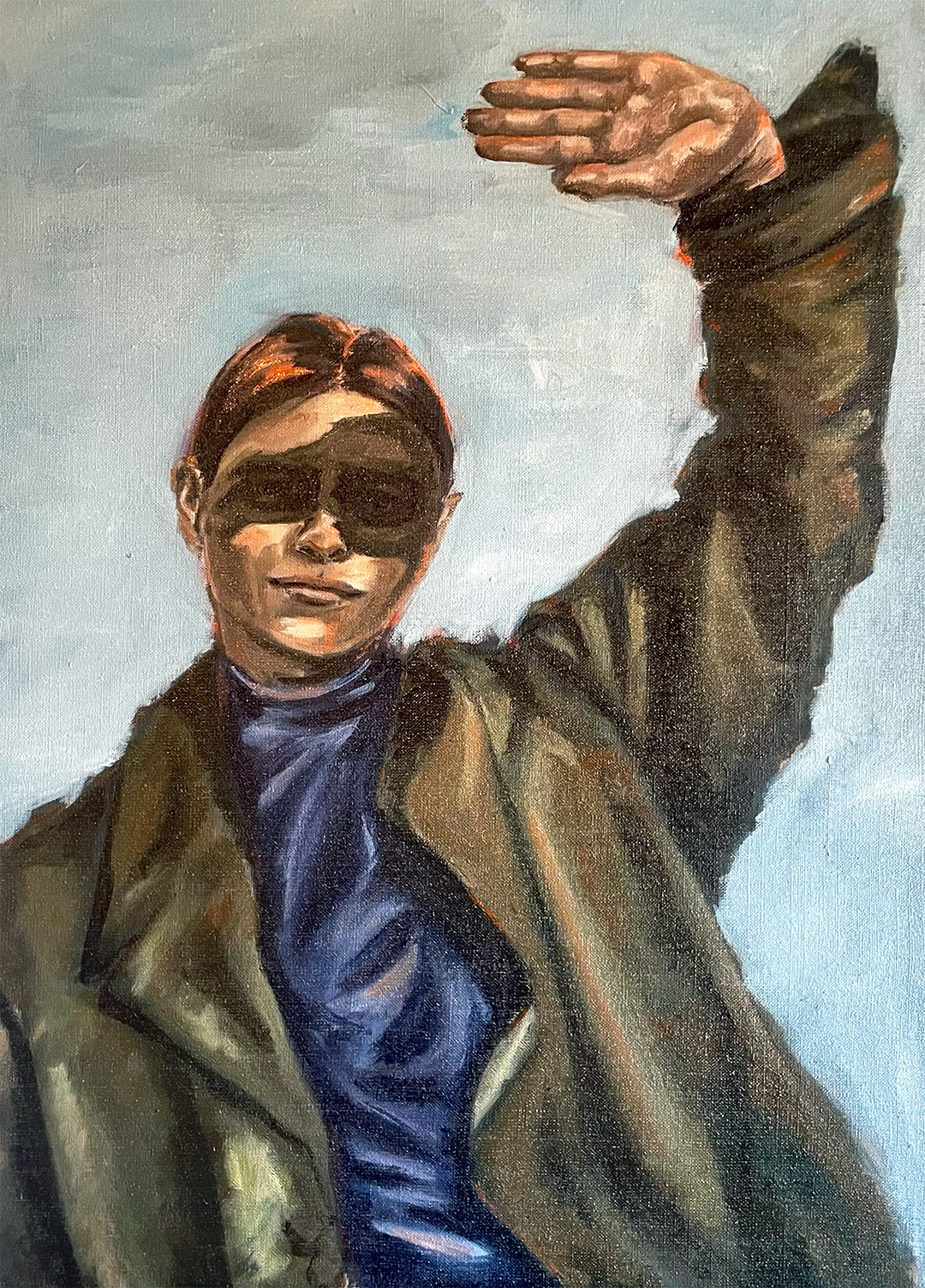 "Blendung", Oil on Canvas, 40x60cm, 2025