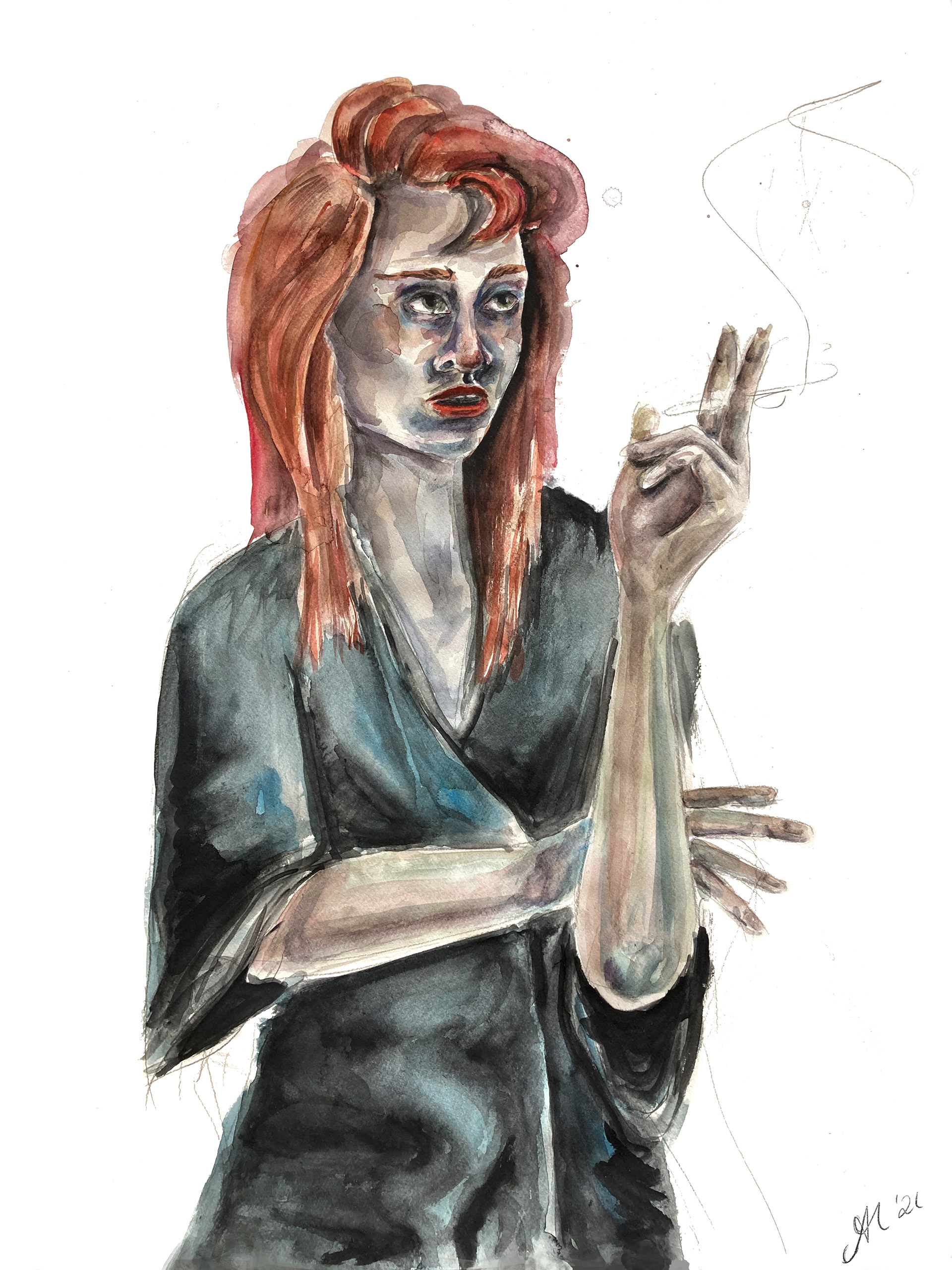 Aquarell on Paper, 30x42cm, 2021