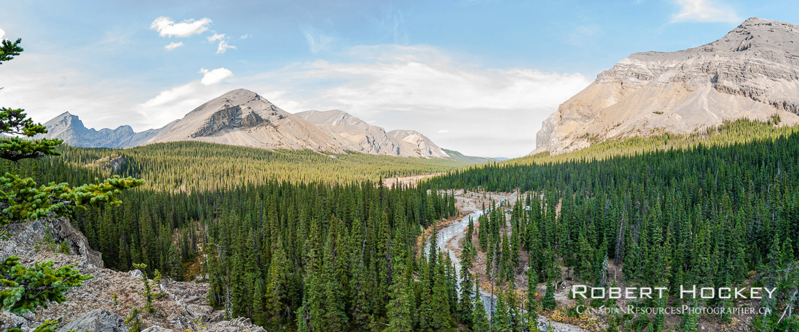 Outlook From Ruby Falls, AB